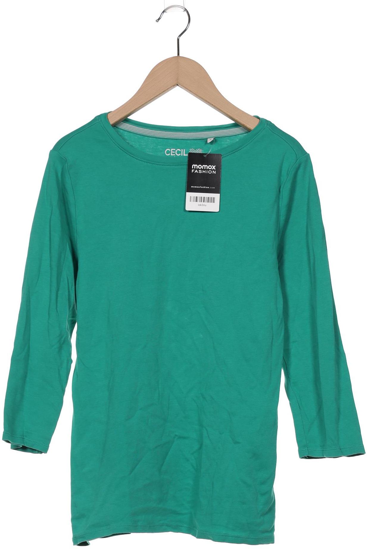 

Cecil Damen Langarmshirt, türkis, Gr. 36