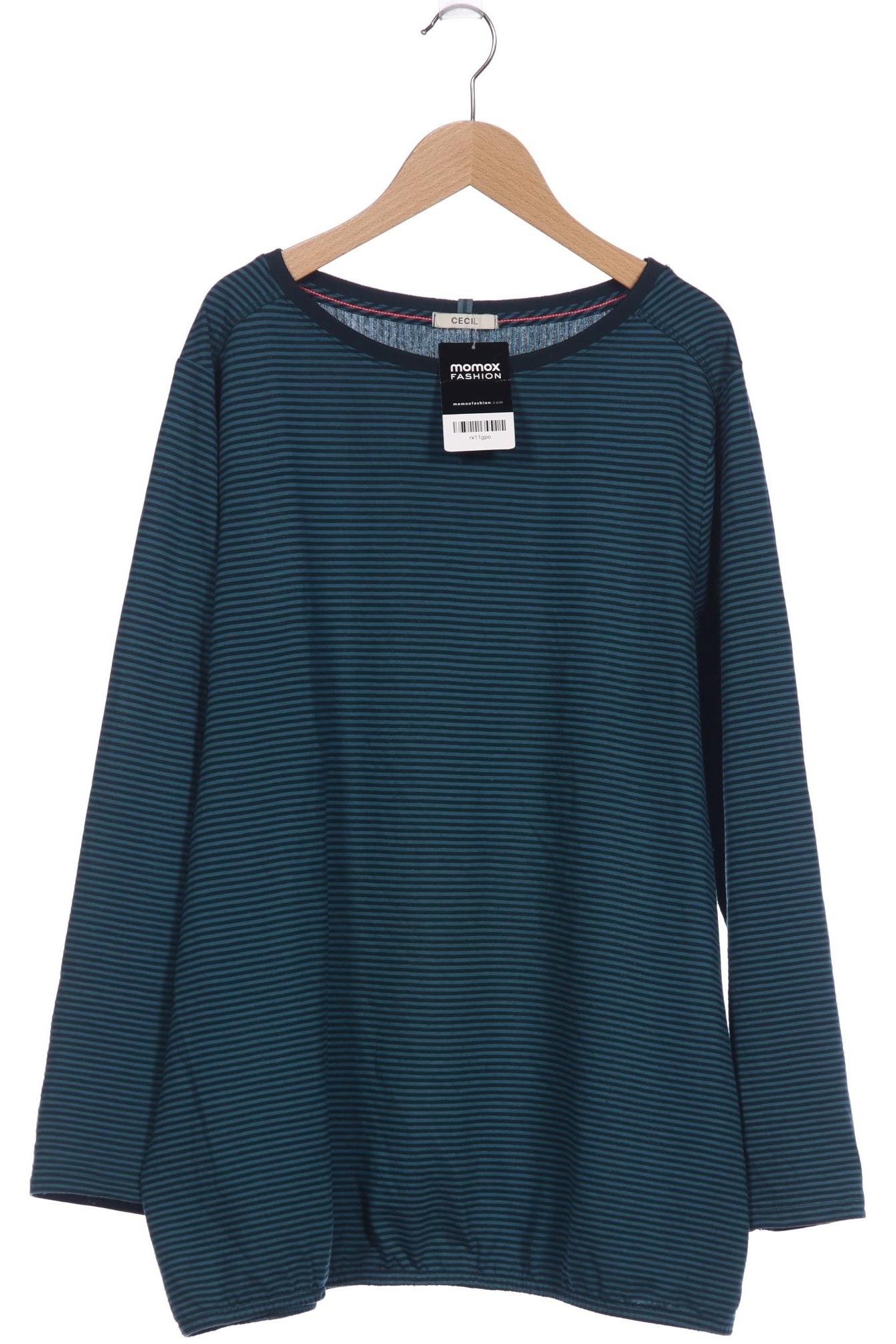 

Cecil Damen Langarmshirt, türkis, Gr. 48