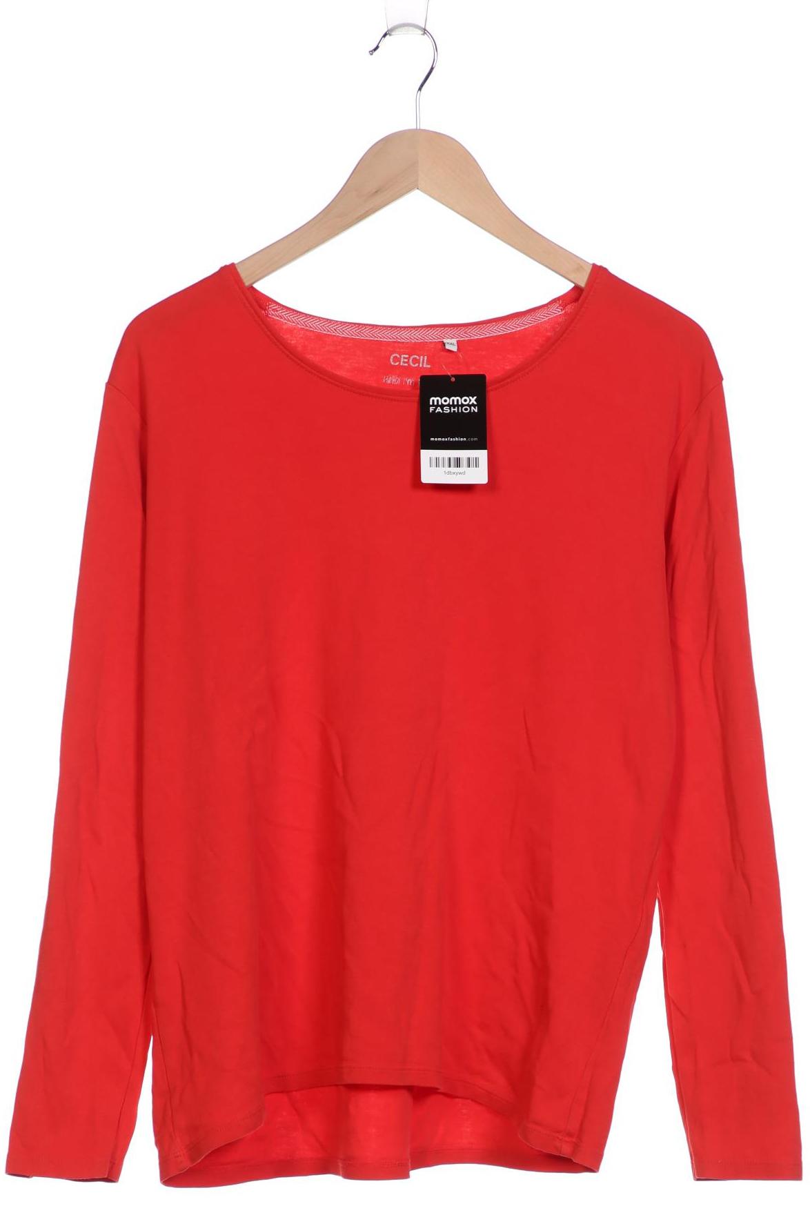 

Cecil Damen Langarmshirt, rot, Gr. 46