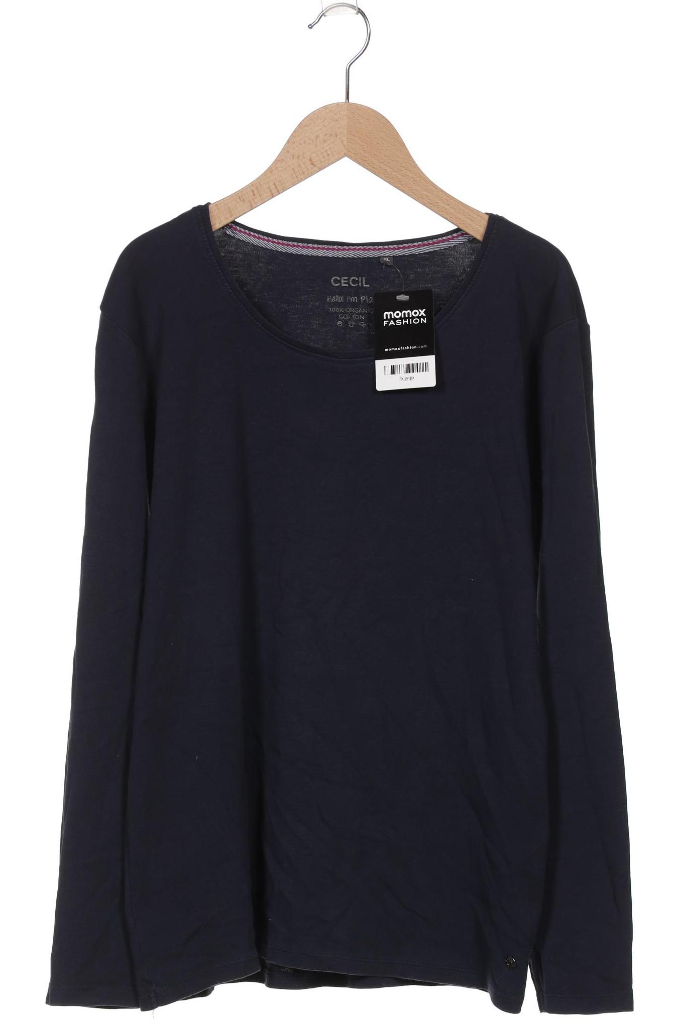 

Cecil Damen Langarmshirt, marineblau, Gr. 44