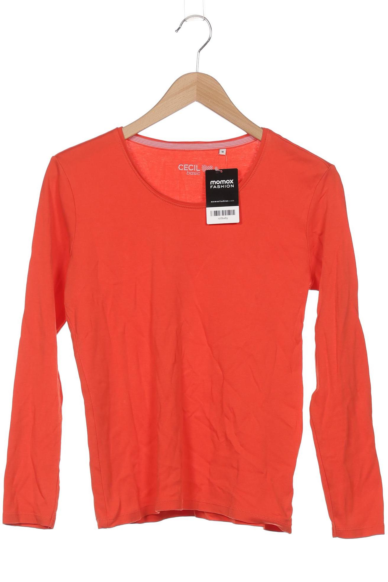 

Cecil Damen Langarmshirt, orange, Gr. 38