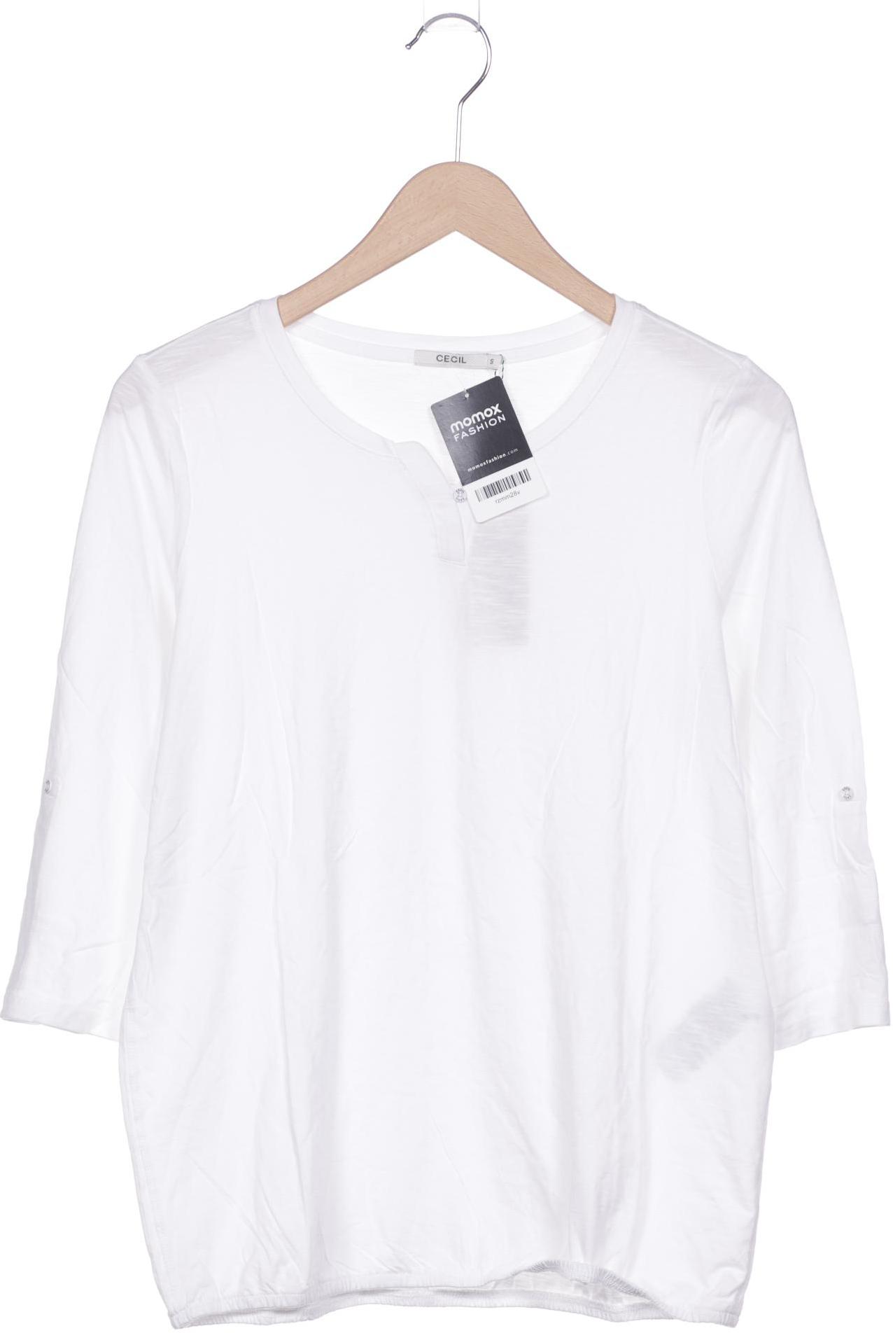 

Cecil Damen Langarmshirt, weiß, Gr. 36