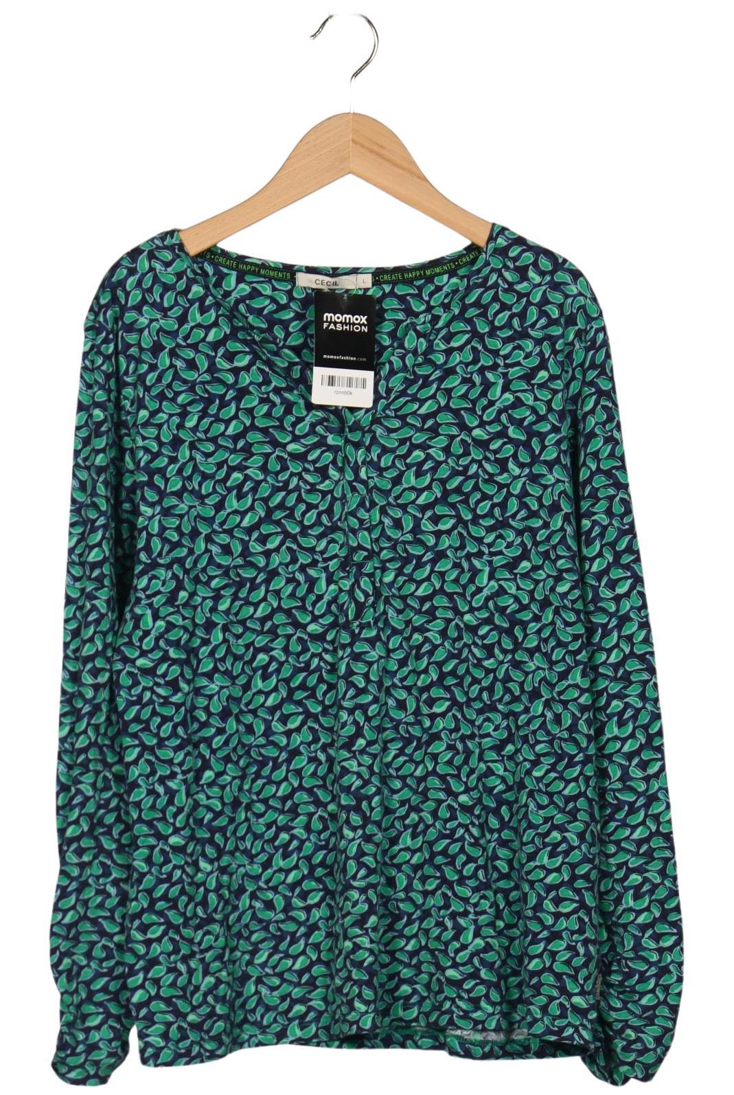 

Cecil Damen Langarmshirt, marineblau, Gr. 42