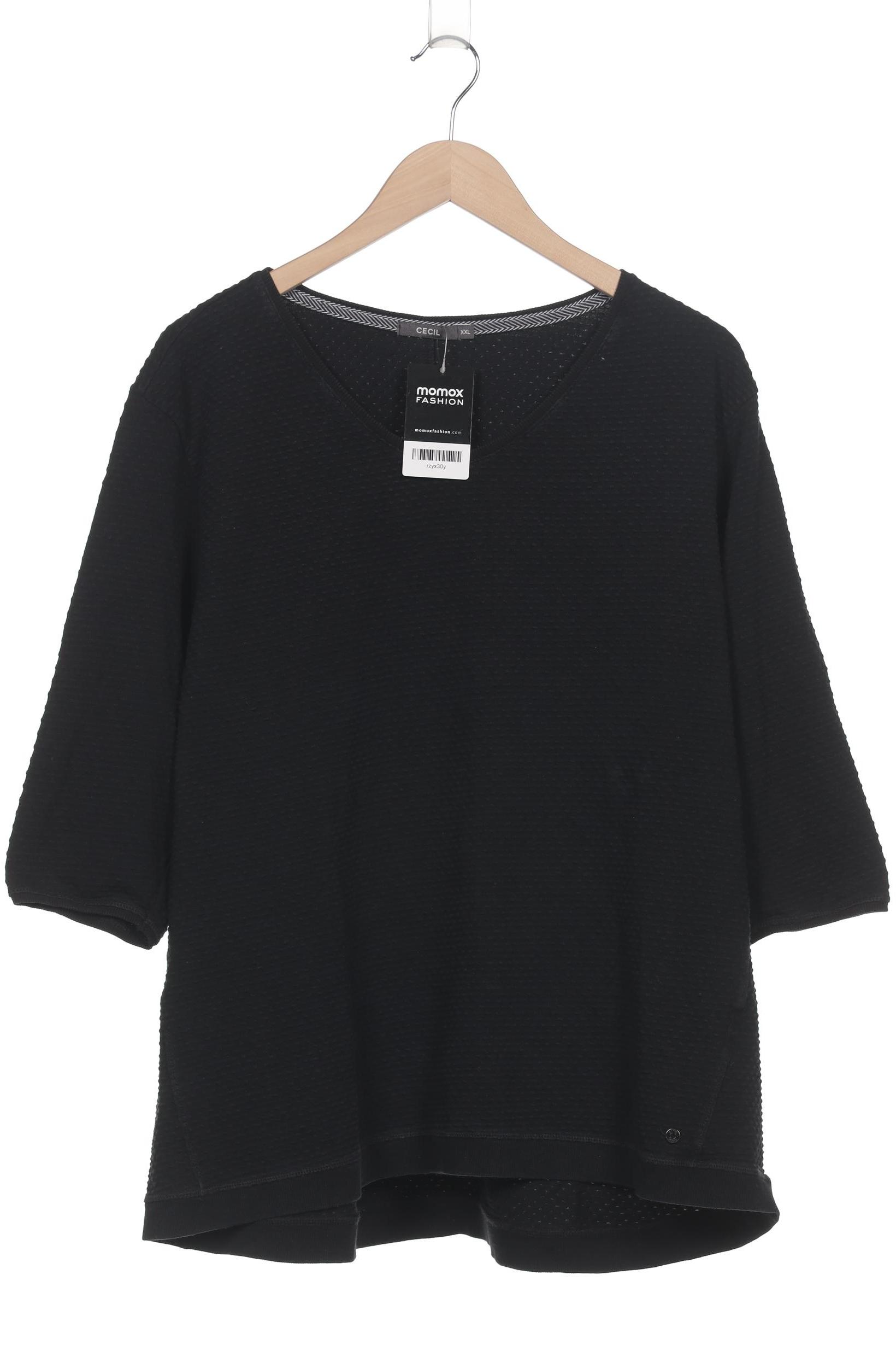 

Cecil Damen Langarmshirt, schwarz, Gr. 46