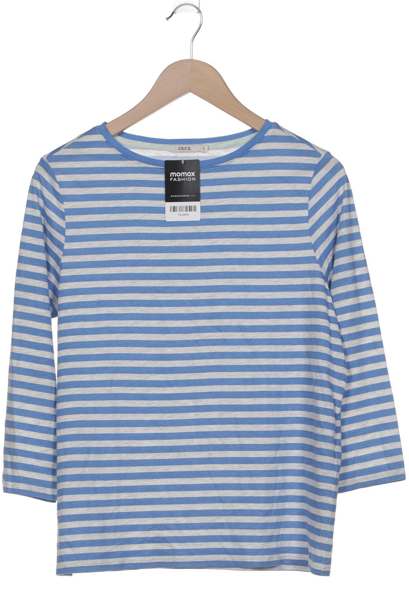 

Cecil Damen Langarmshirt, blau, Gr. 36