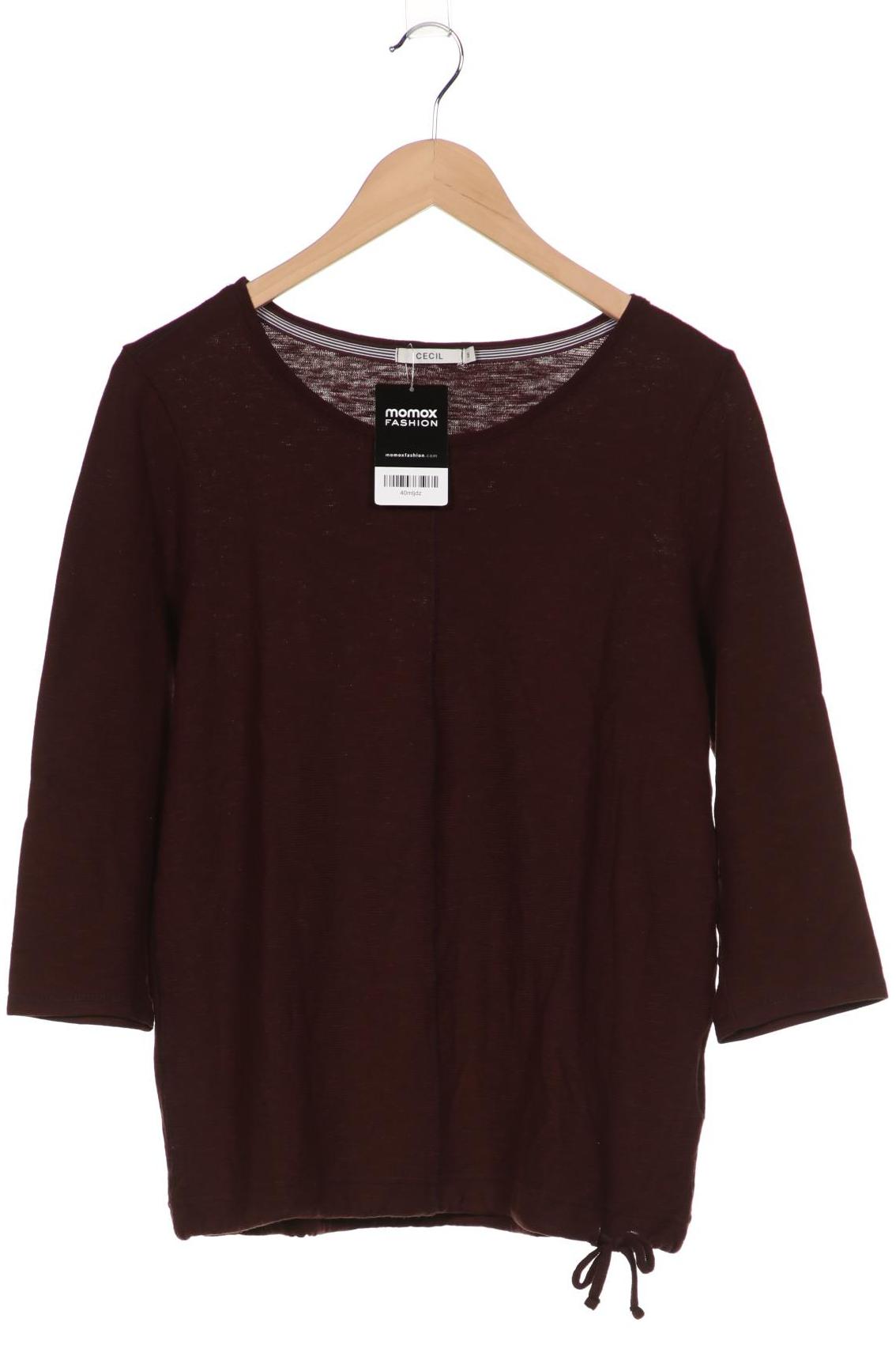 

Cecil Damen Langarmshirt, braun, Gr. 36