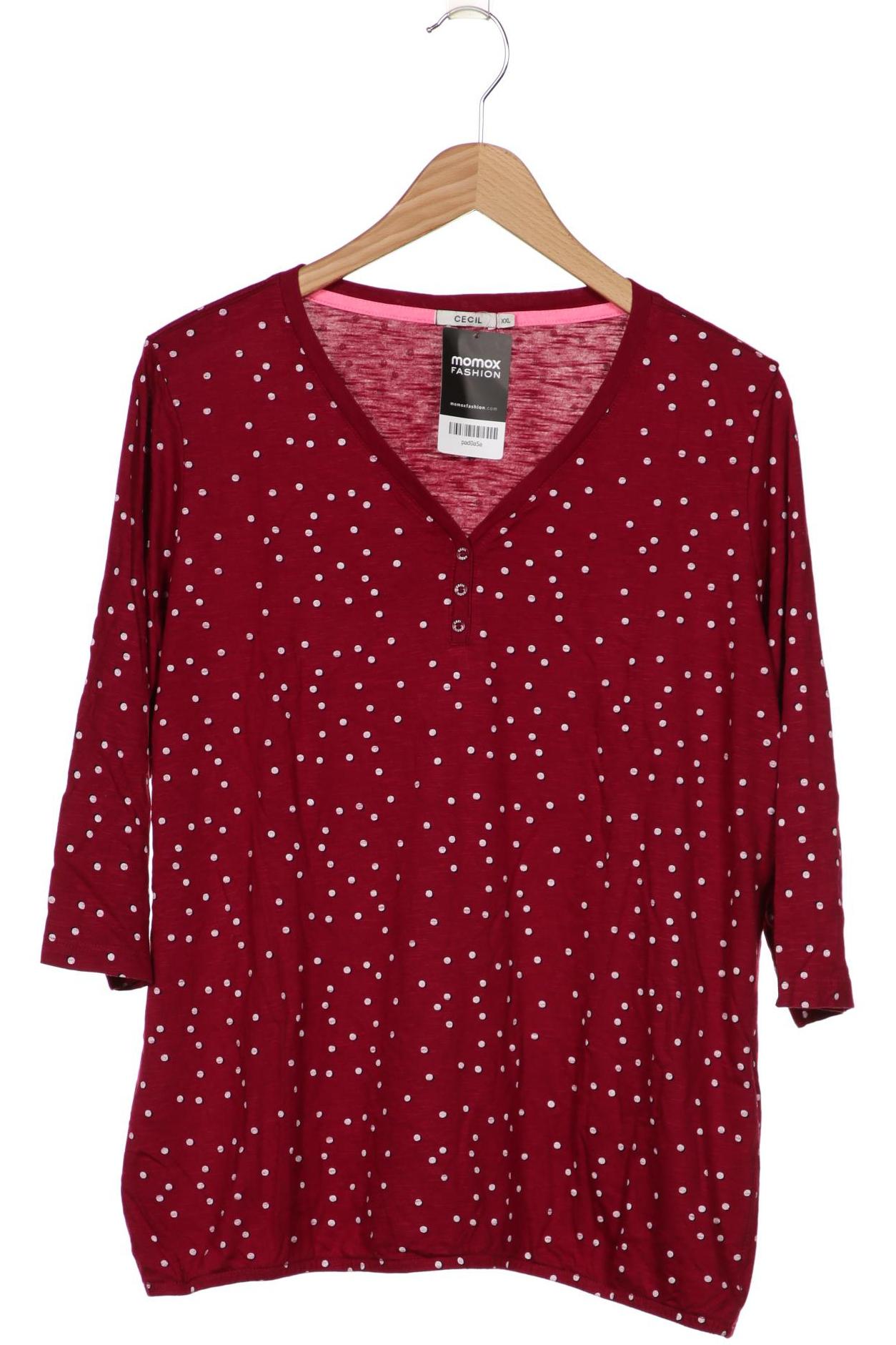 

Cecil Damen Langarmshirt, bordeaux, Gr. 46