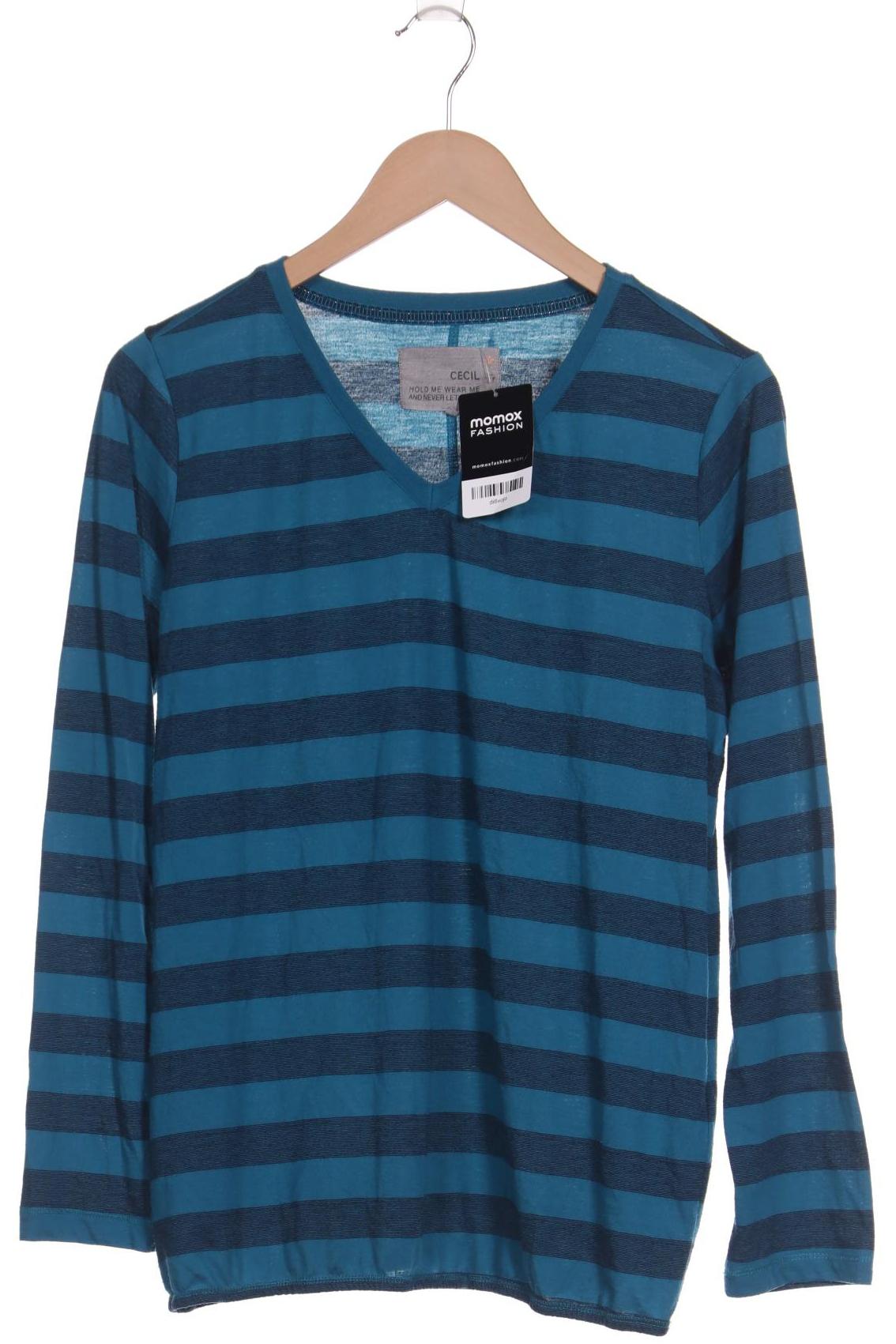 

Cecil Damen Langarmshirt, blau, Gr. 42