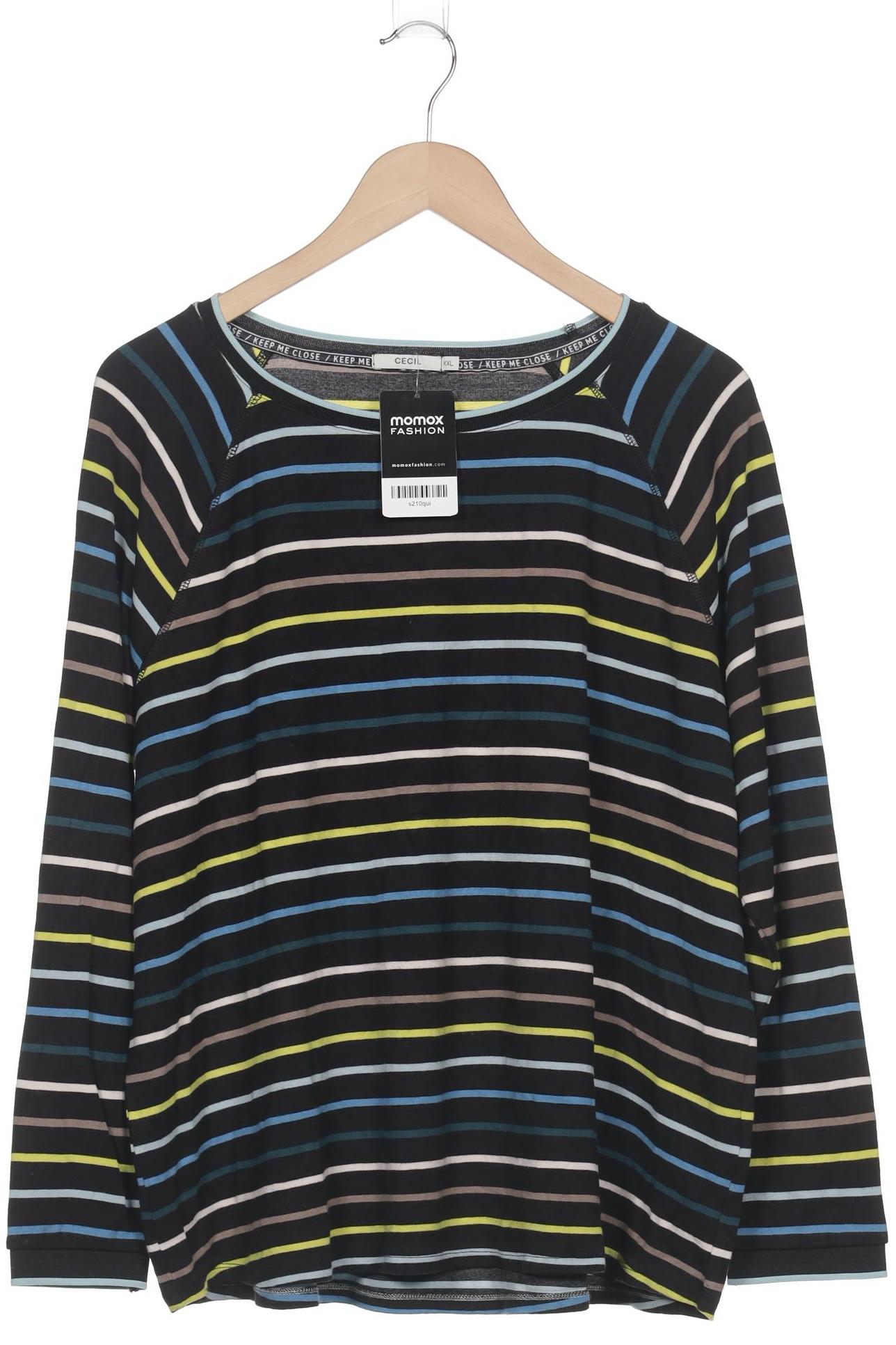 

Cecil Damen Langarmshirt, schwarz, Gr. 46