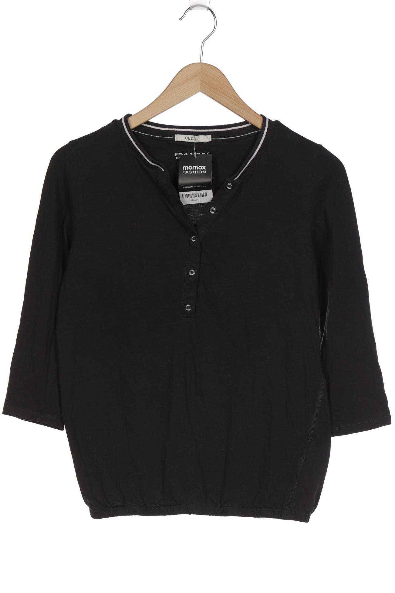 

CECIL Damen Langarmshirt, schwarz