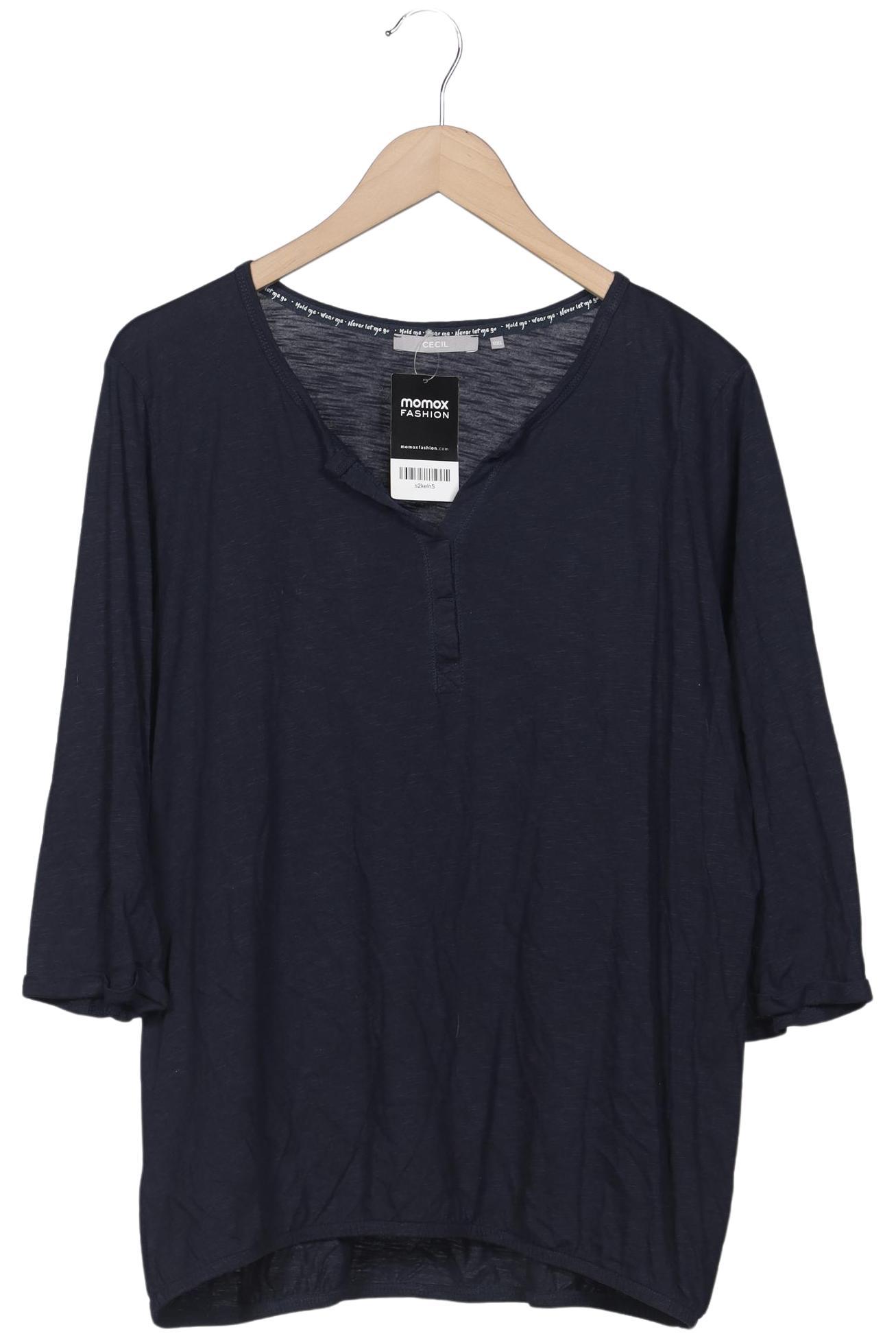 

Cecil Damen Langarmshirt, marineblau, Gr. 46