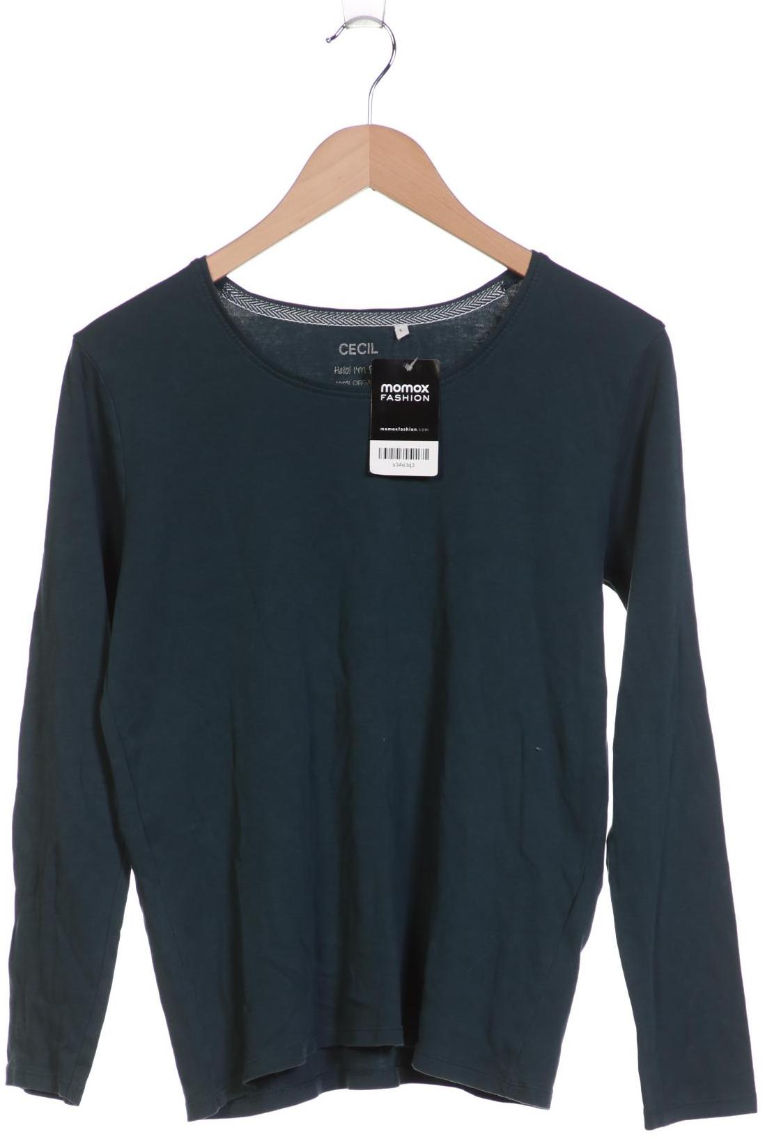 

Cecil Damen Langarmshirt, türkis, Gr. 42