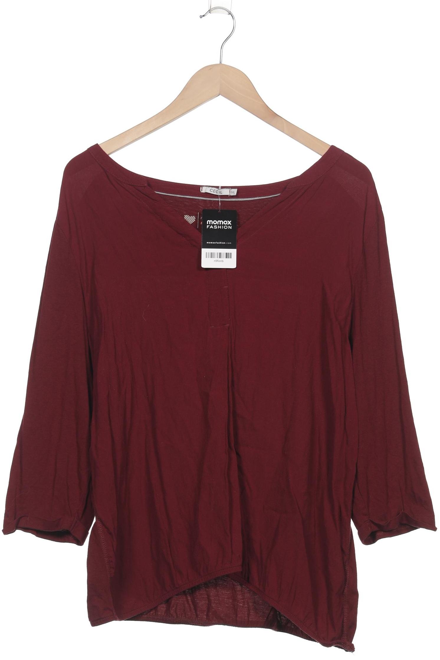 

Cecil Damen Langarmshirt, bordeaux, Gr. 46