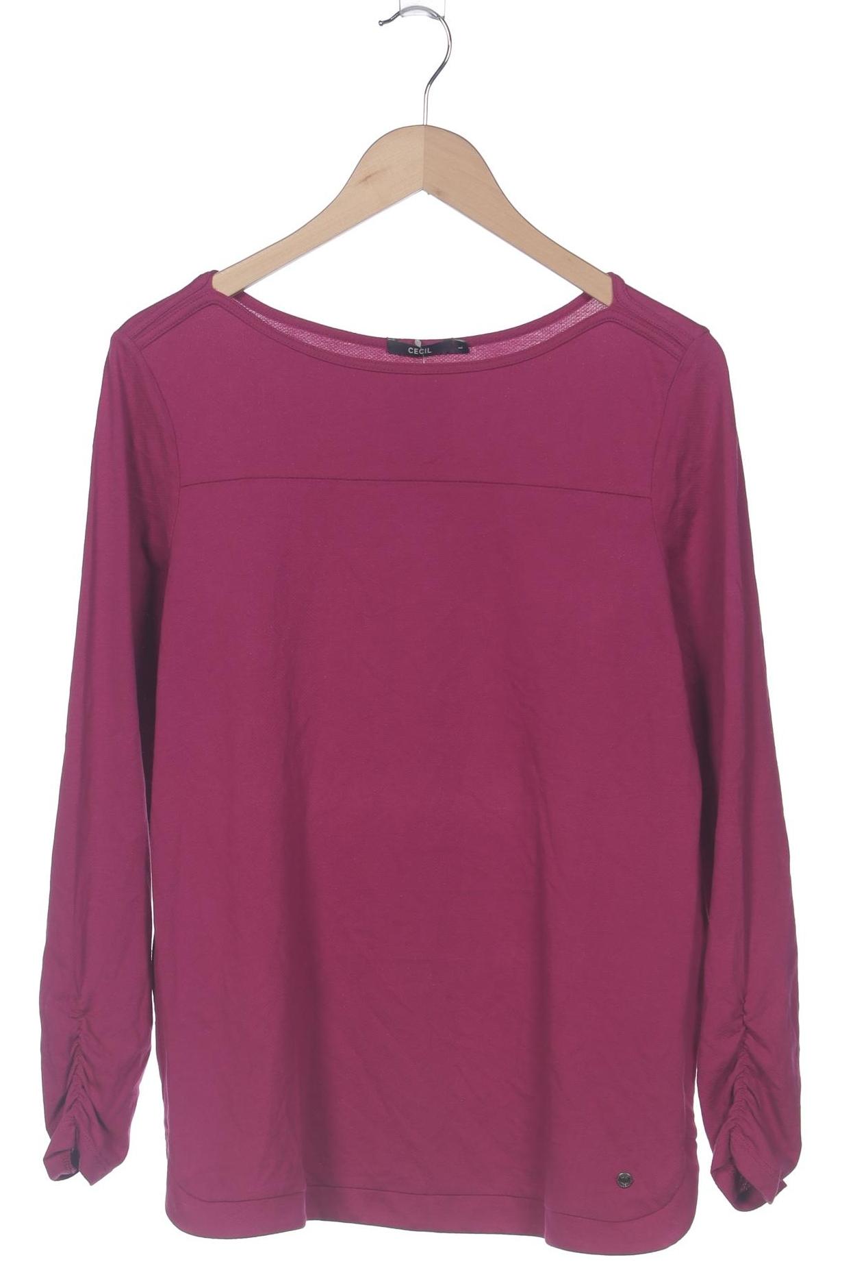 

Cecil Damen Langarmshirt, pink, Gr. 42