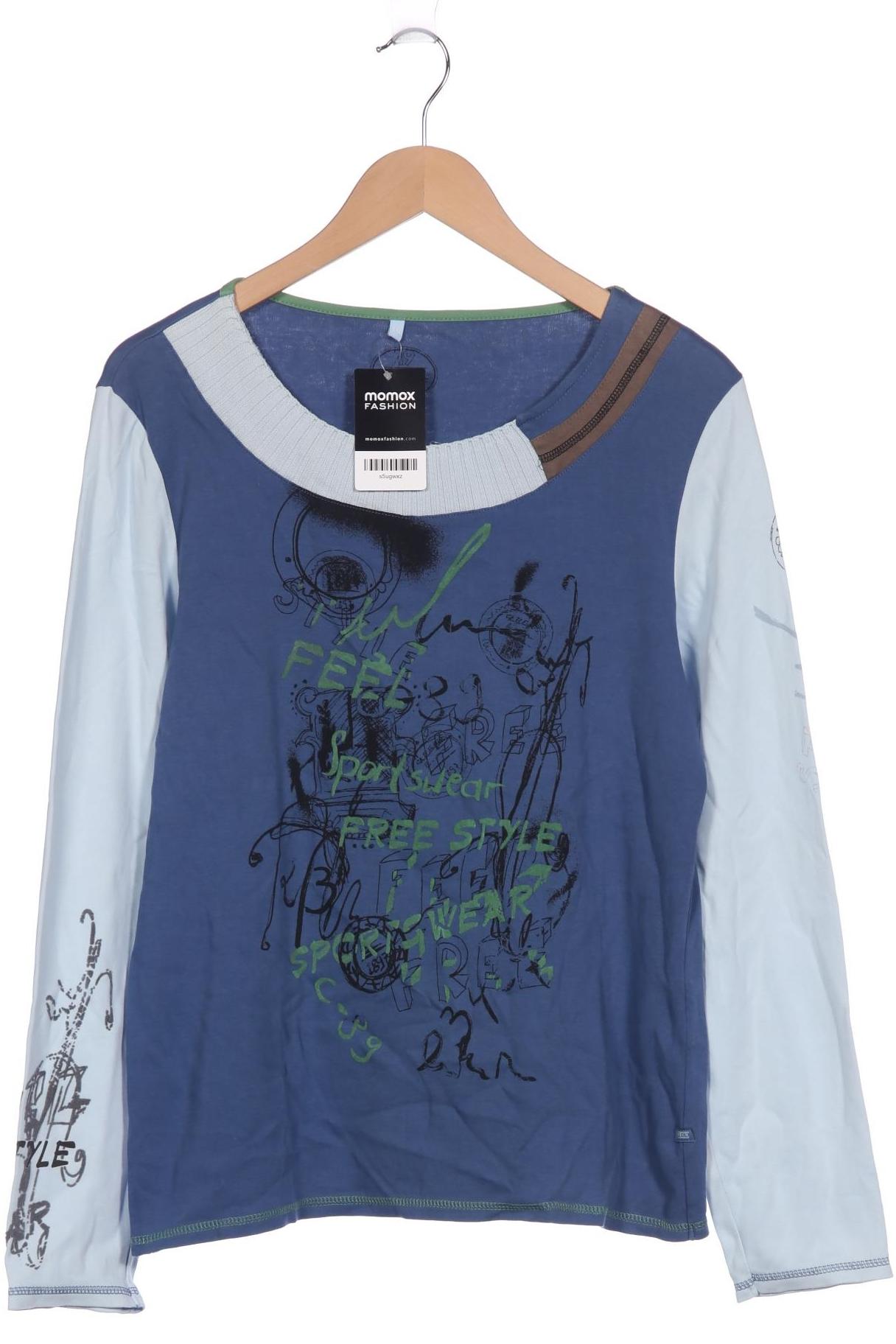 

Cecil Damen Langarmshirt, blau, Gr. 46