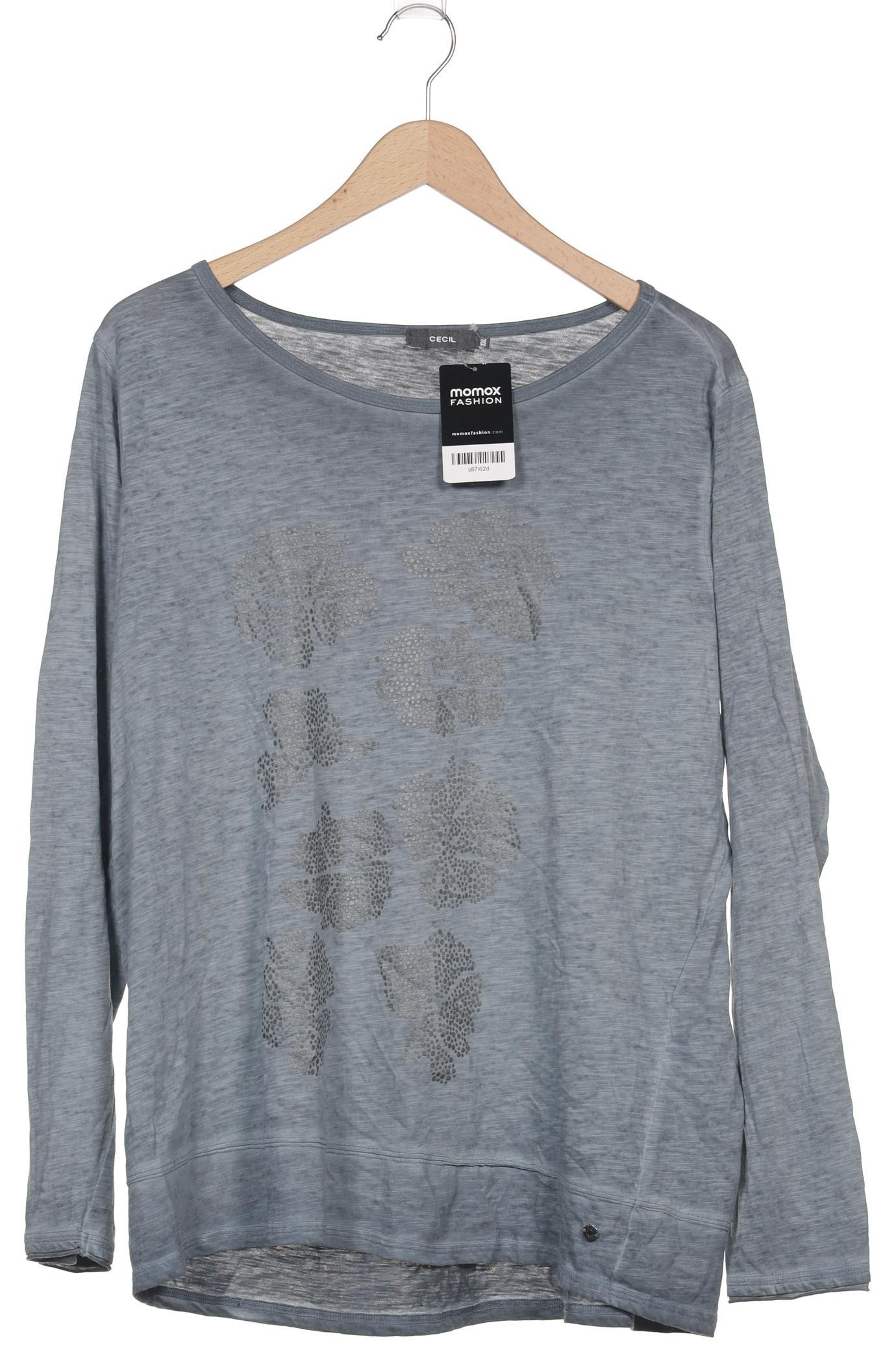 

Cecil Damen Langarmshirt, blau, Gr. 46