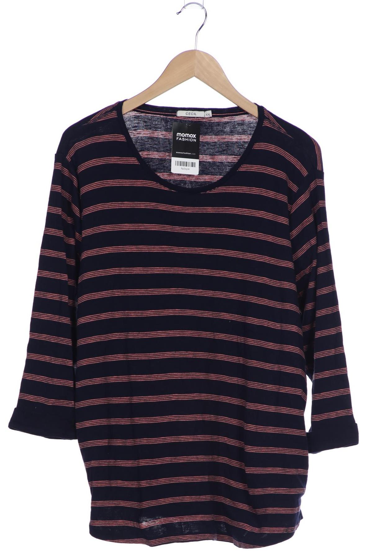 

Cecil Damen Langarmshirt, marineblau, Gr. 46