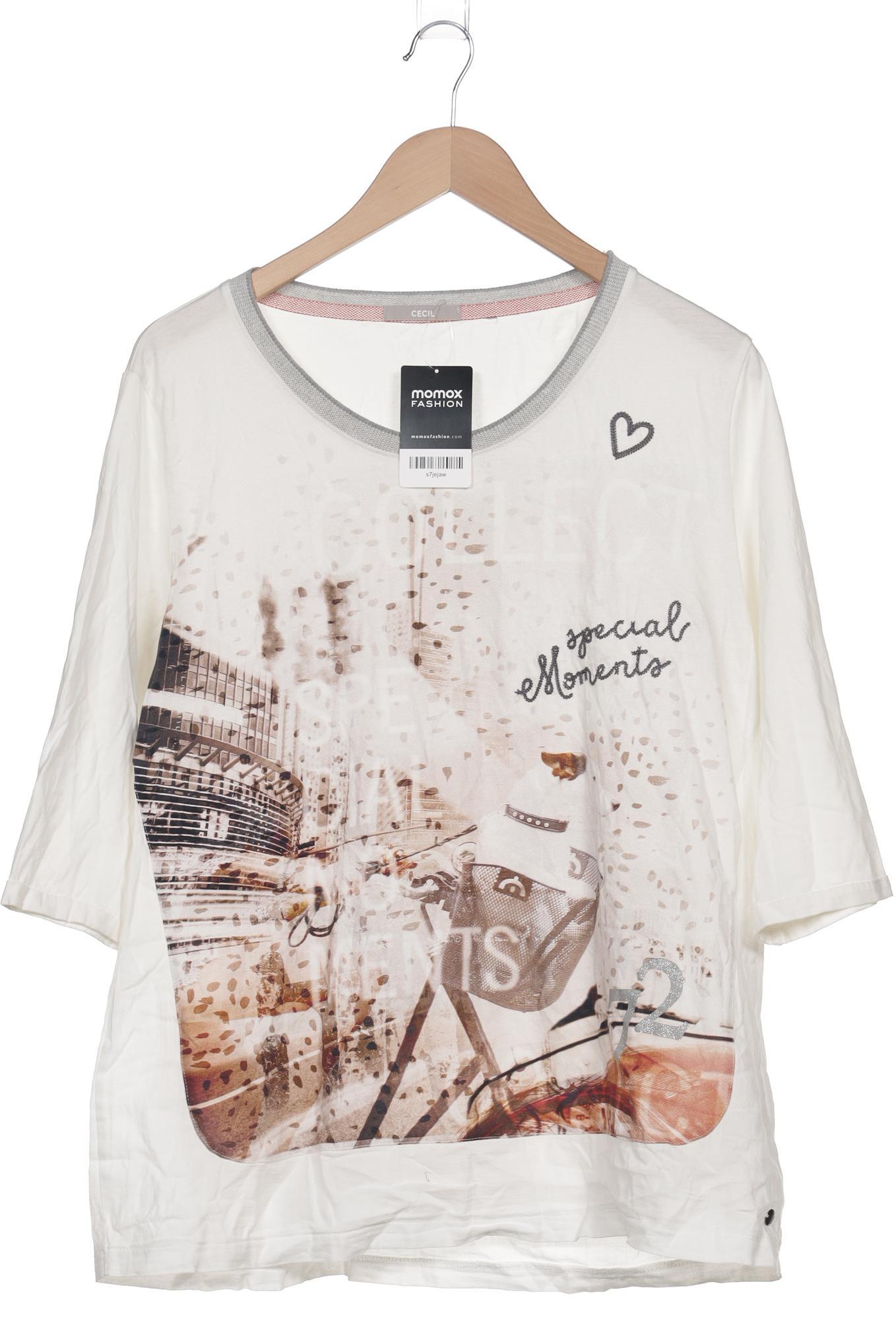 

Cecil Damen Langarmshirt, weiß, Gr. 48