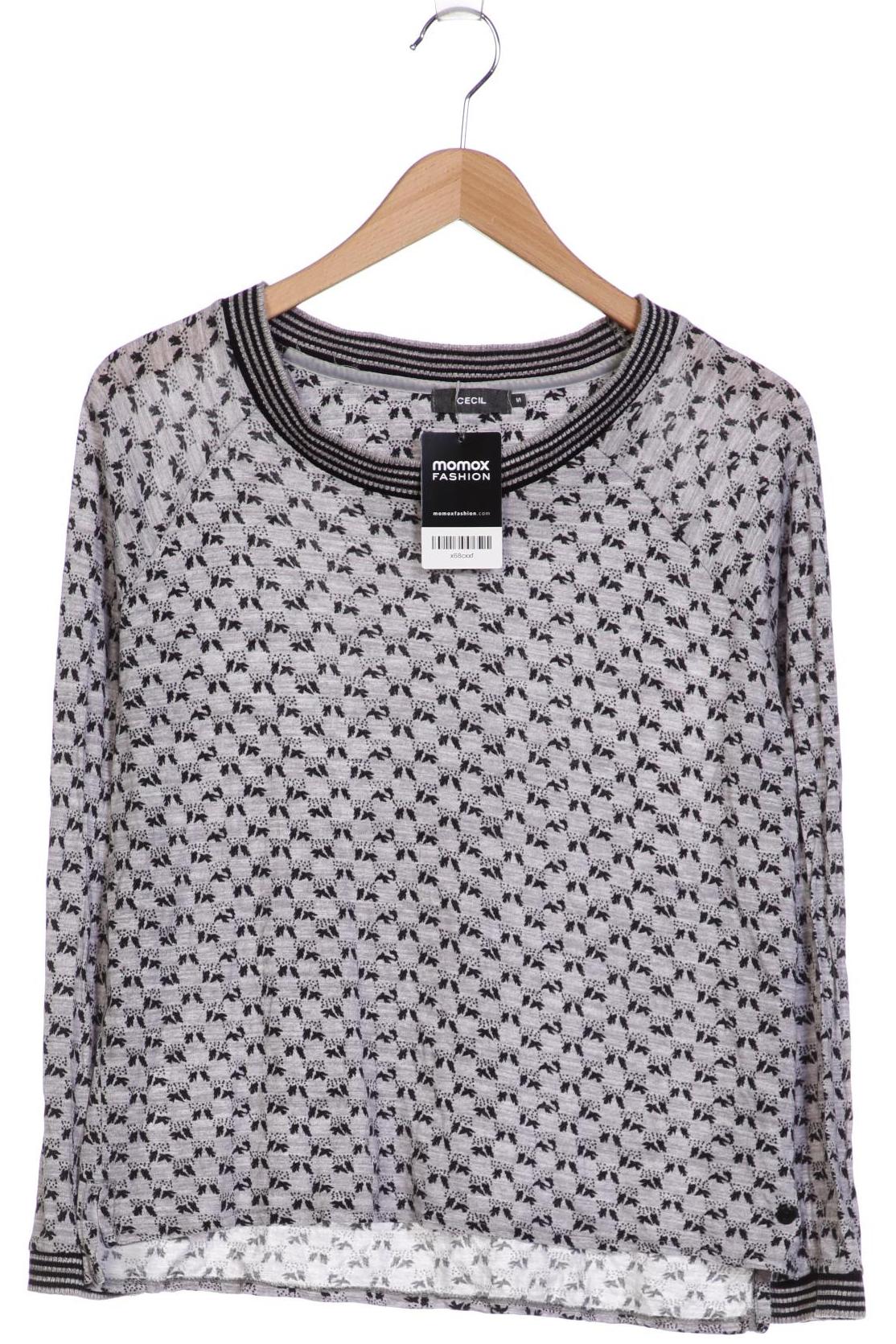 

Cecil Damen Langarmshirt, grau, Gr. 36