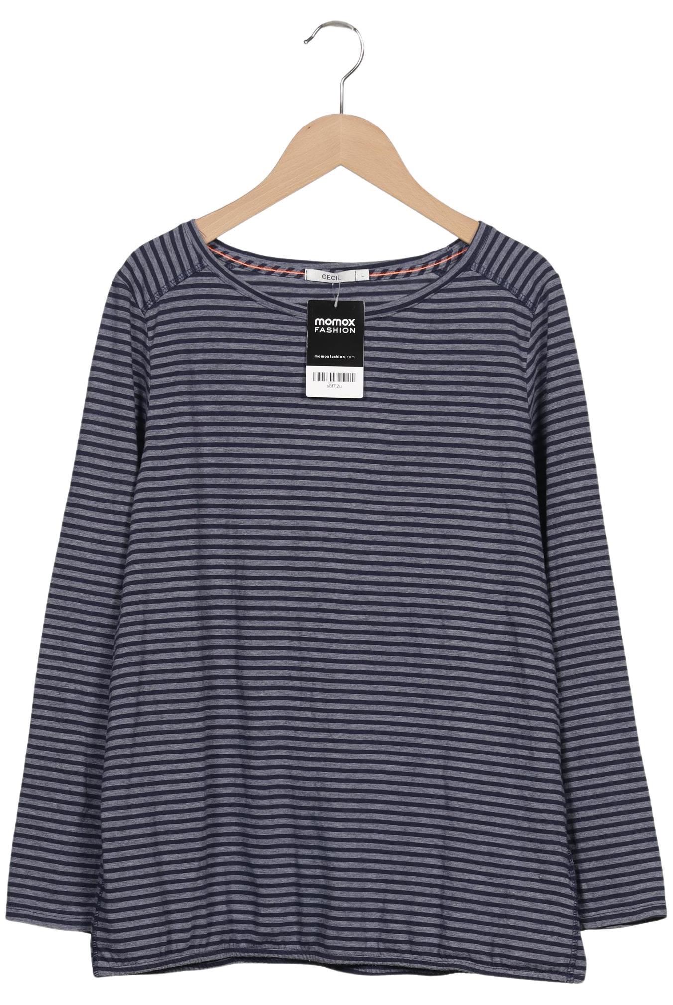 

Cecil Damen Langarmshirt, marineblau, Gr. 42