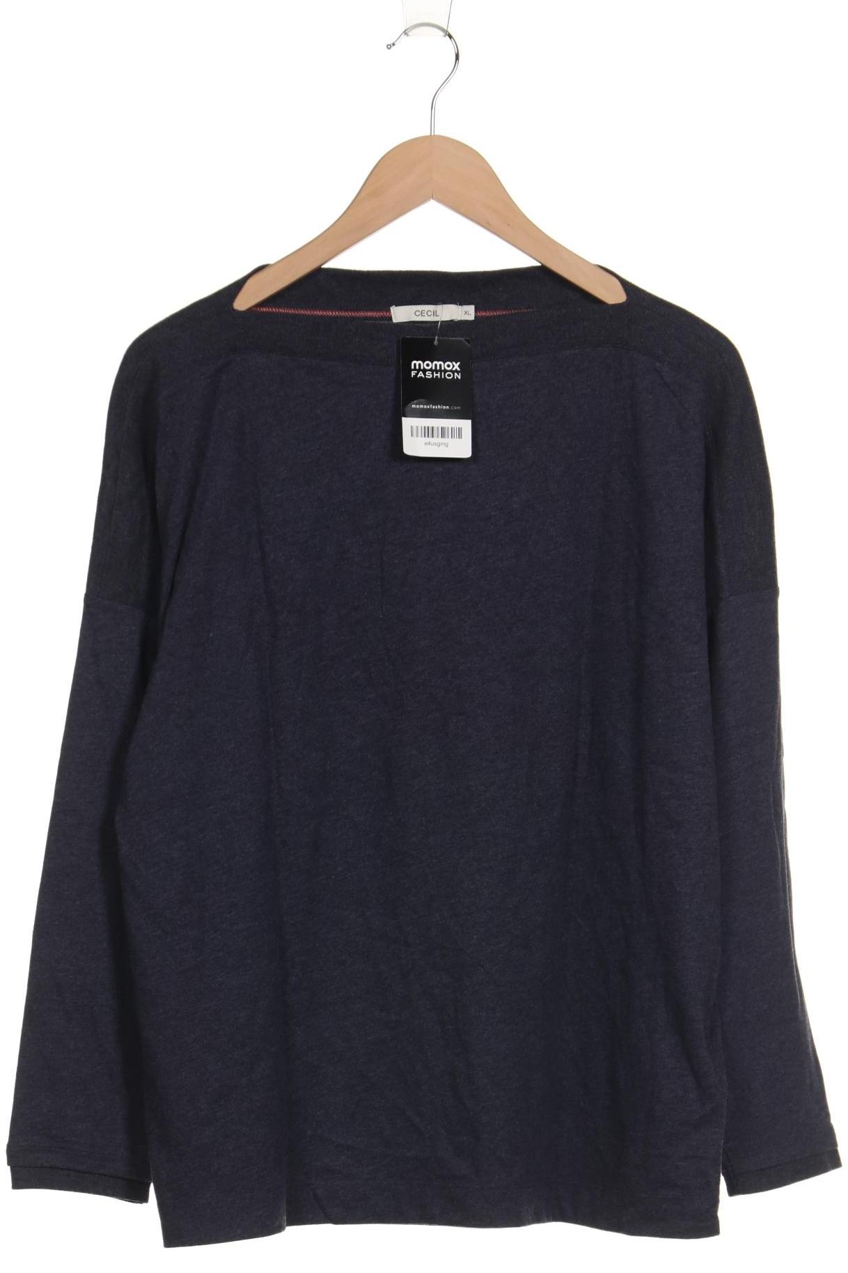 

Cecil Damen Langarmshirt, marineblau, Gr. 44