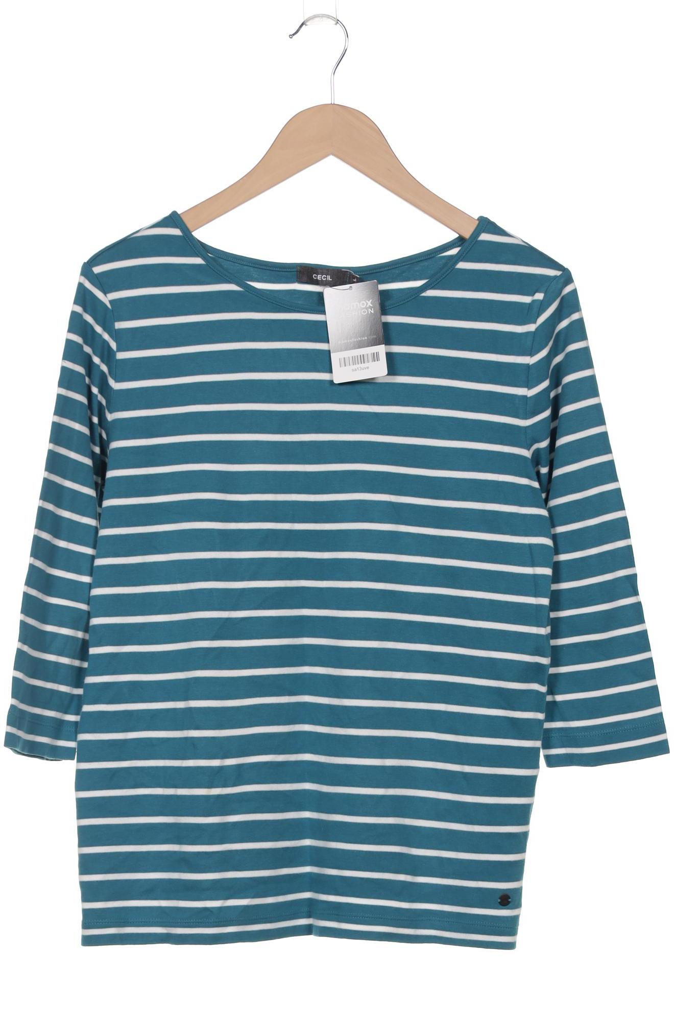 

Cecil Damen Langarmshirt, blau, Gr. 42