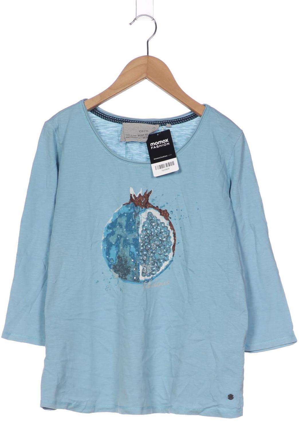 

Cecil Damen Langarmshirt, blau, Gr. 38