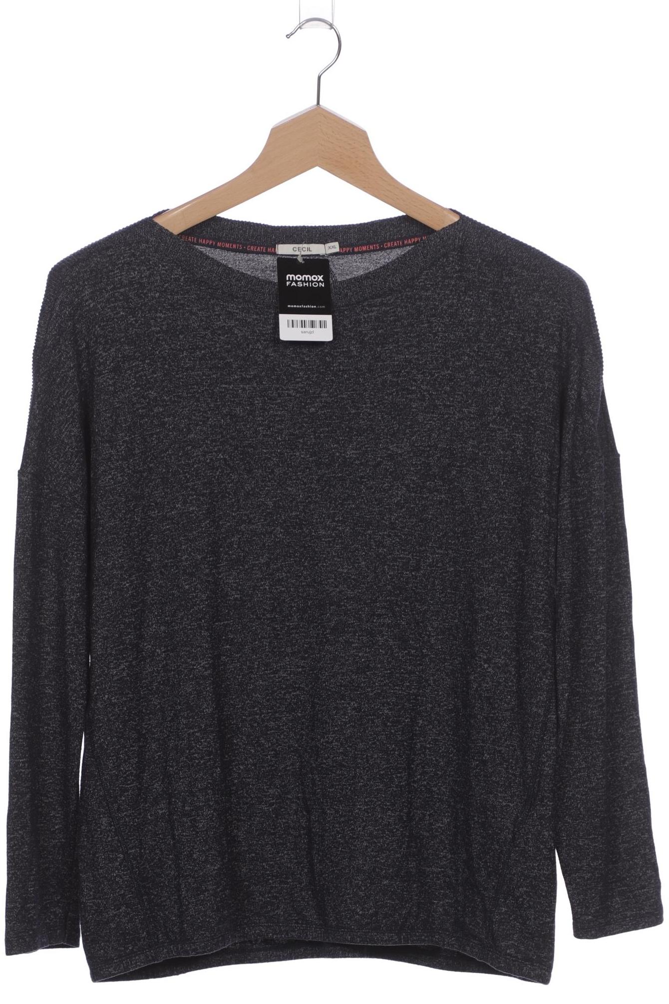 

Cecil Damen Langarmshirt, marineblau, Gr. 46
