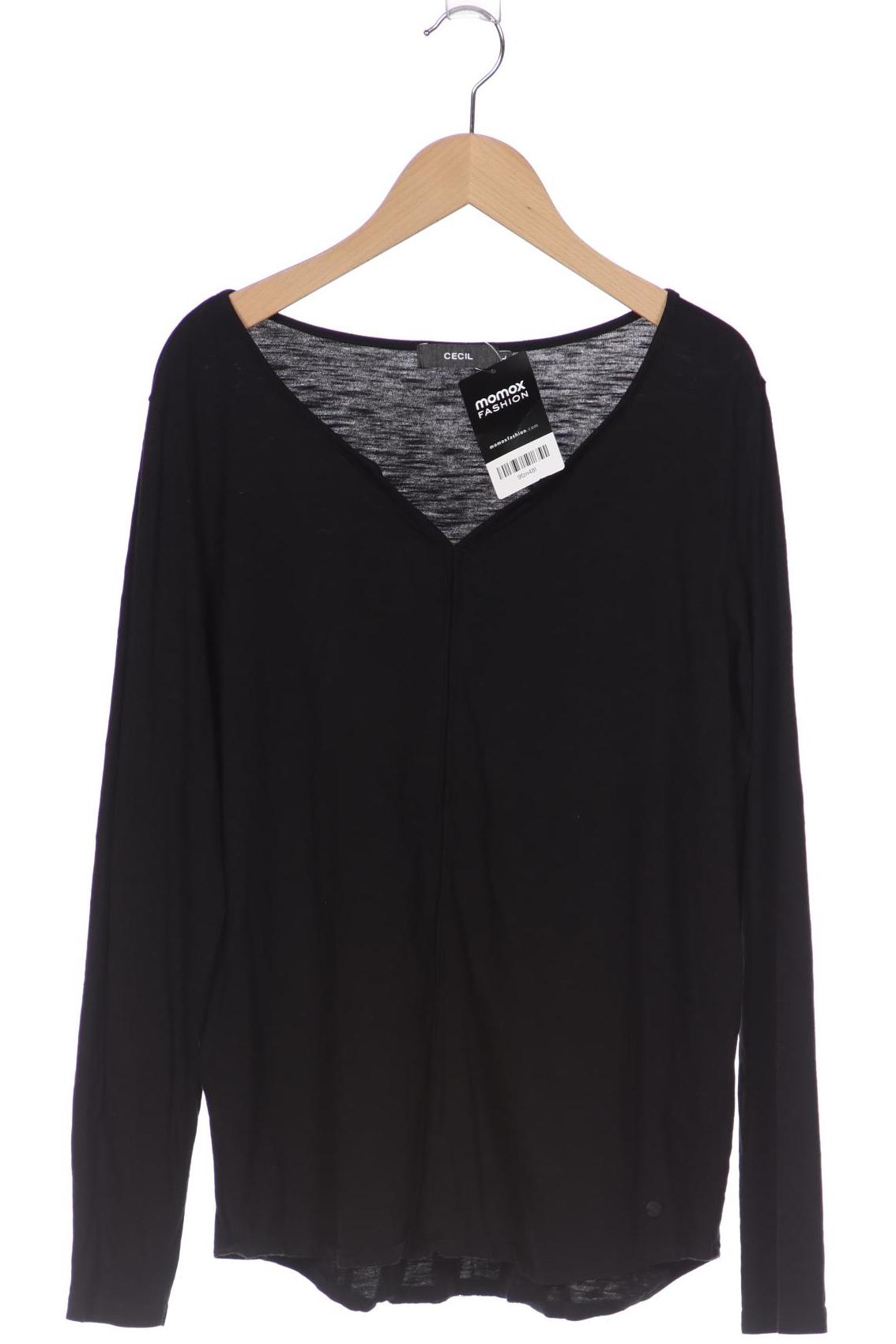 

Cecil Damen Langarmshirt, schwarz, Gr. 42