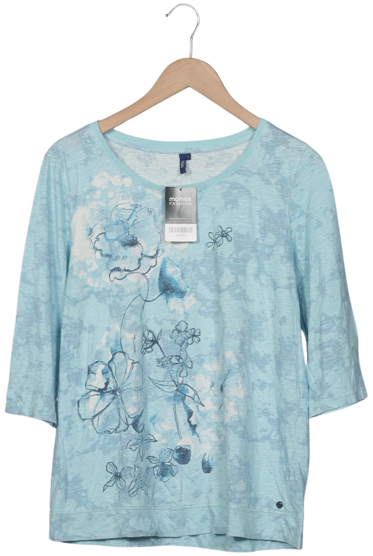 

Cecil Damen Langarmshirt, hellblau, Gr. 42