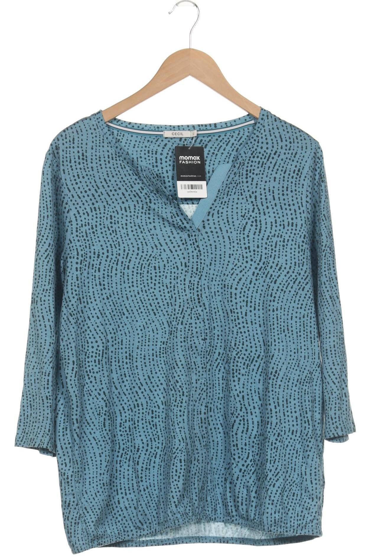 

Cecil Damen Langarmshirt, blau, Gr. 42