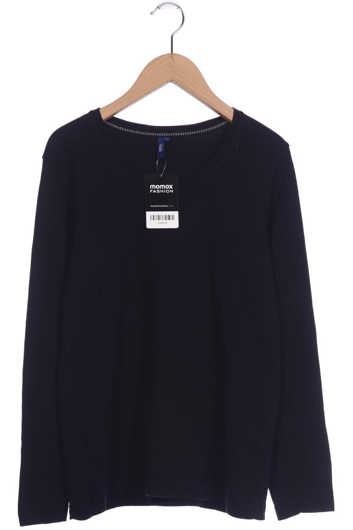

Cecil Damen Langarmshirt, schwarz, Gr. 38
