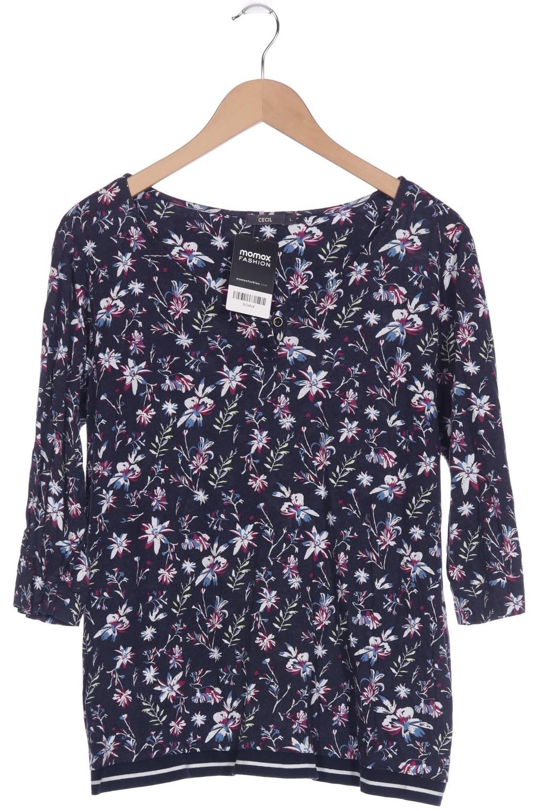 

Cecil Damen Langarmshirt, marineblau, Gr. 42