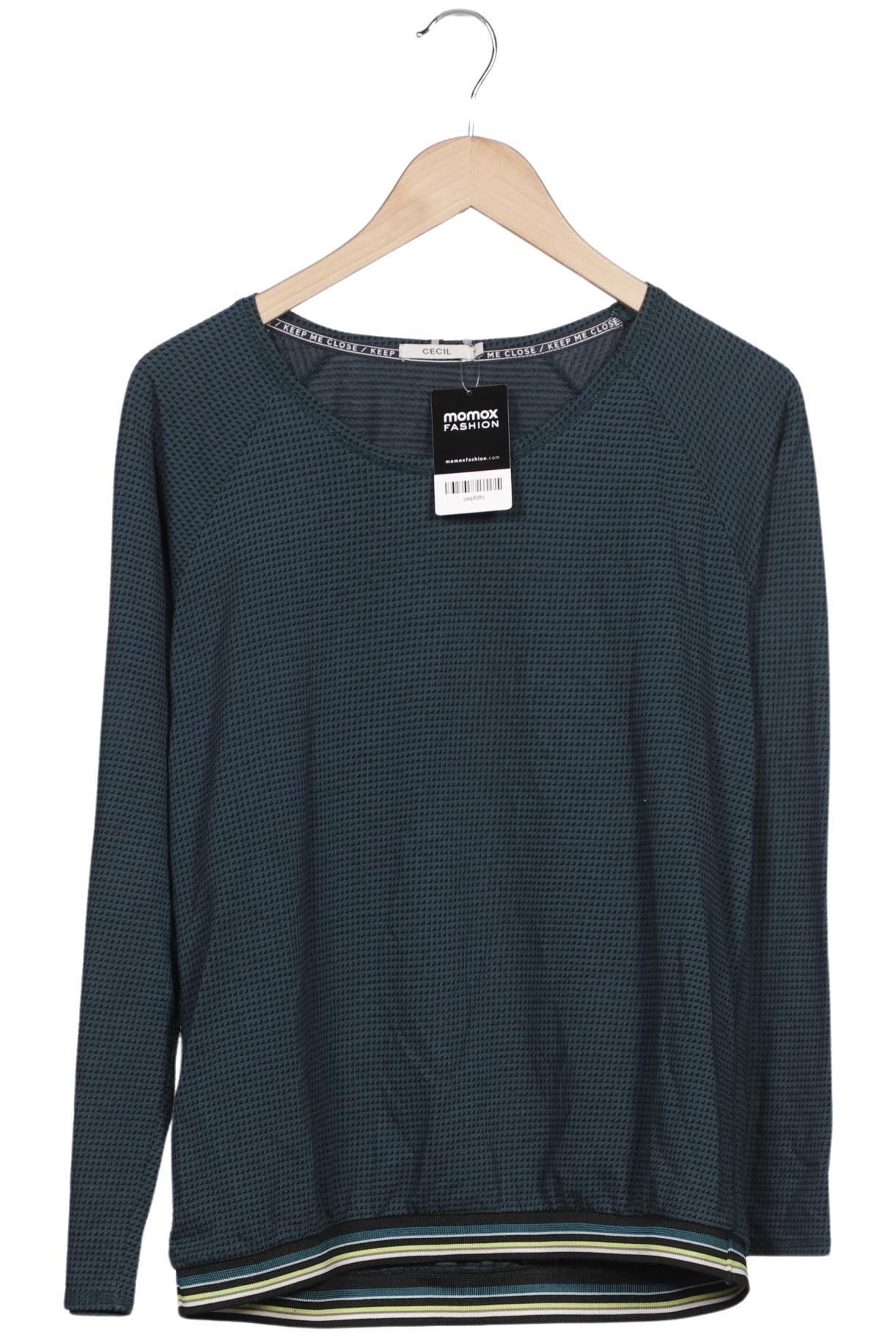 

Cecil Damen Langarmshirt, türkis, Gr. 38