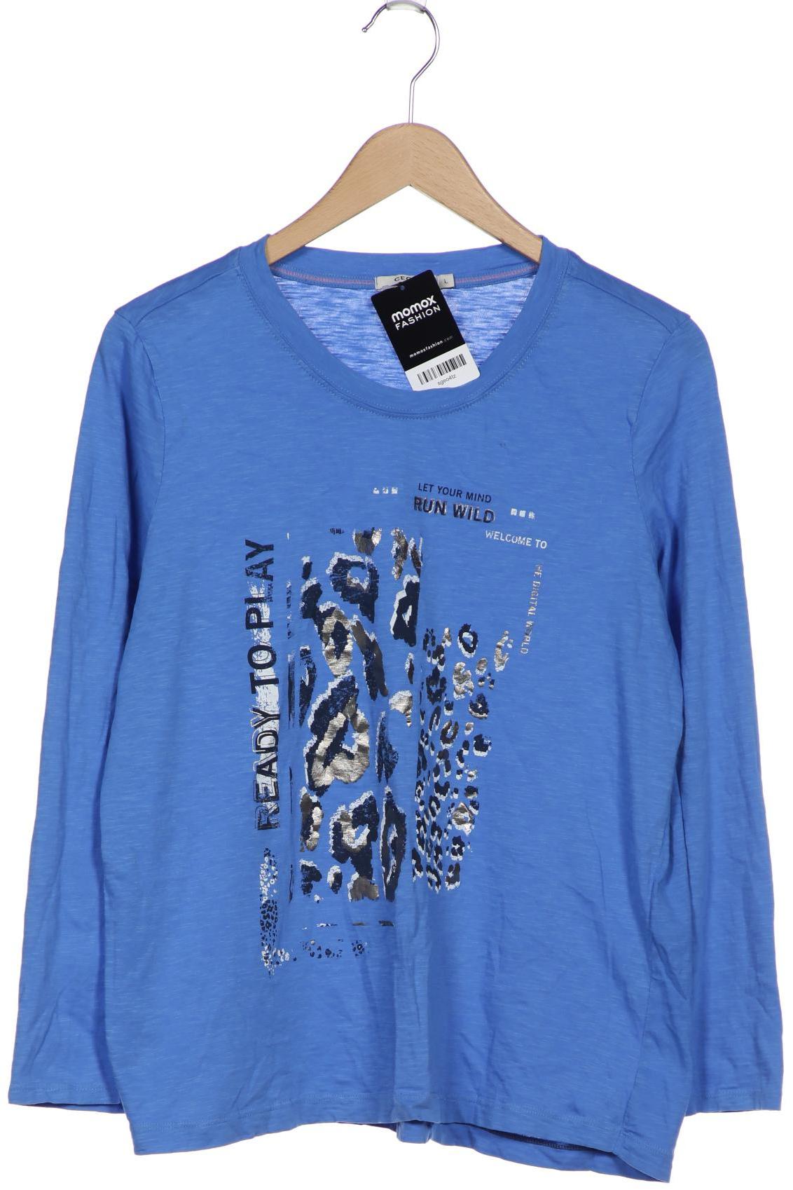 

CECIL Damen Langarmshirt, blau