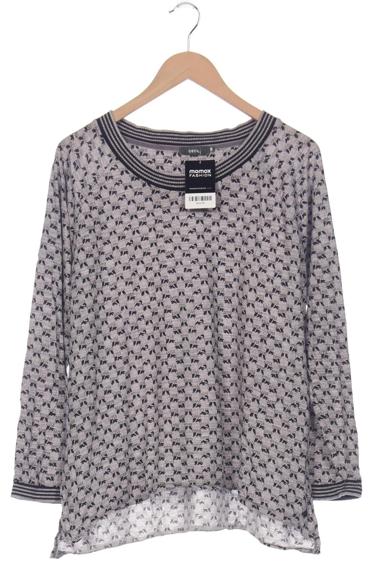 

Cecil Damen Langarmshirt, grau, Gr. 46