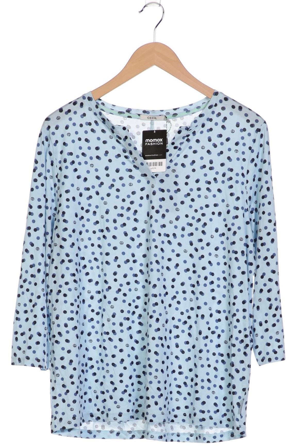 

Cecil Damen Langarmshirt, hellblau, Gr. 42
