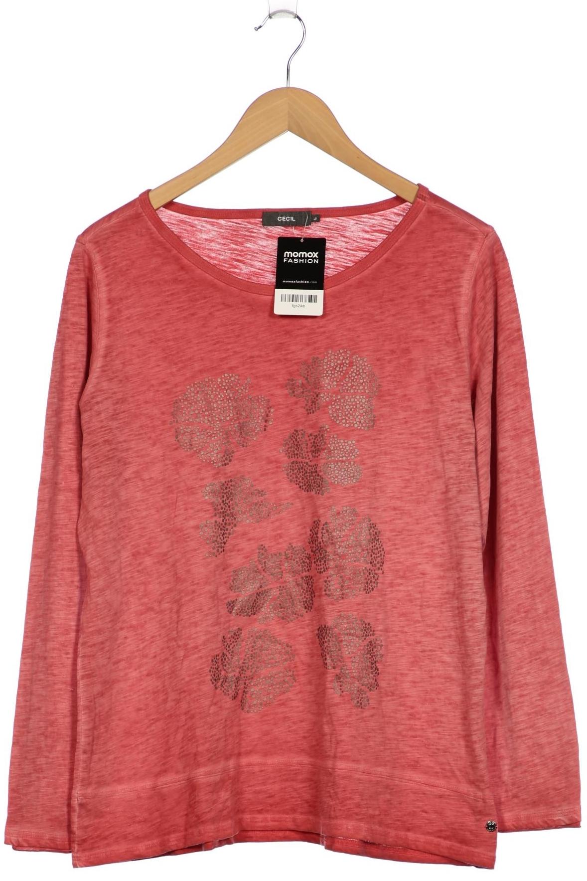 

Cecil Damen Langarmshirt, rot, Gr. 42