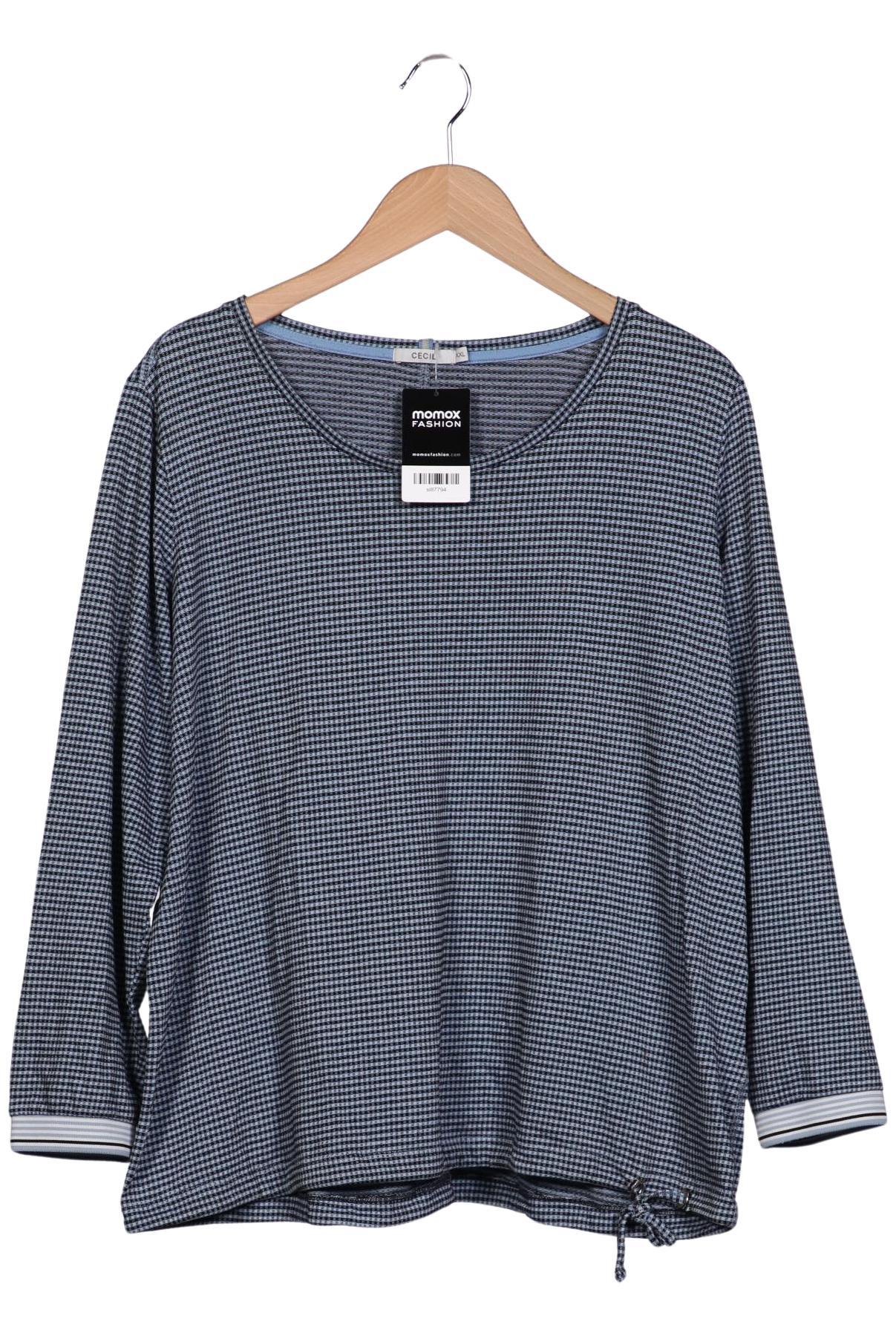 

Cecil Damen Langarmshirt, marineblau, Gr. 46