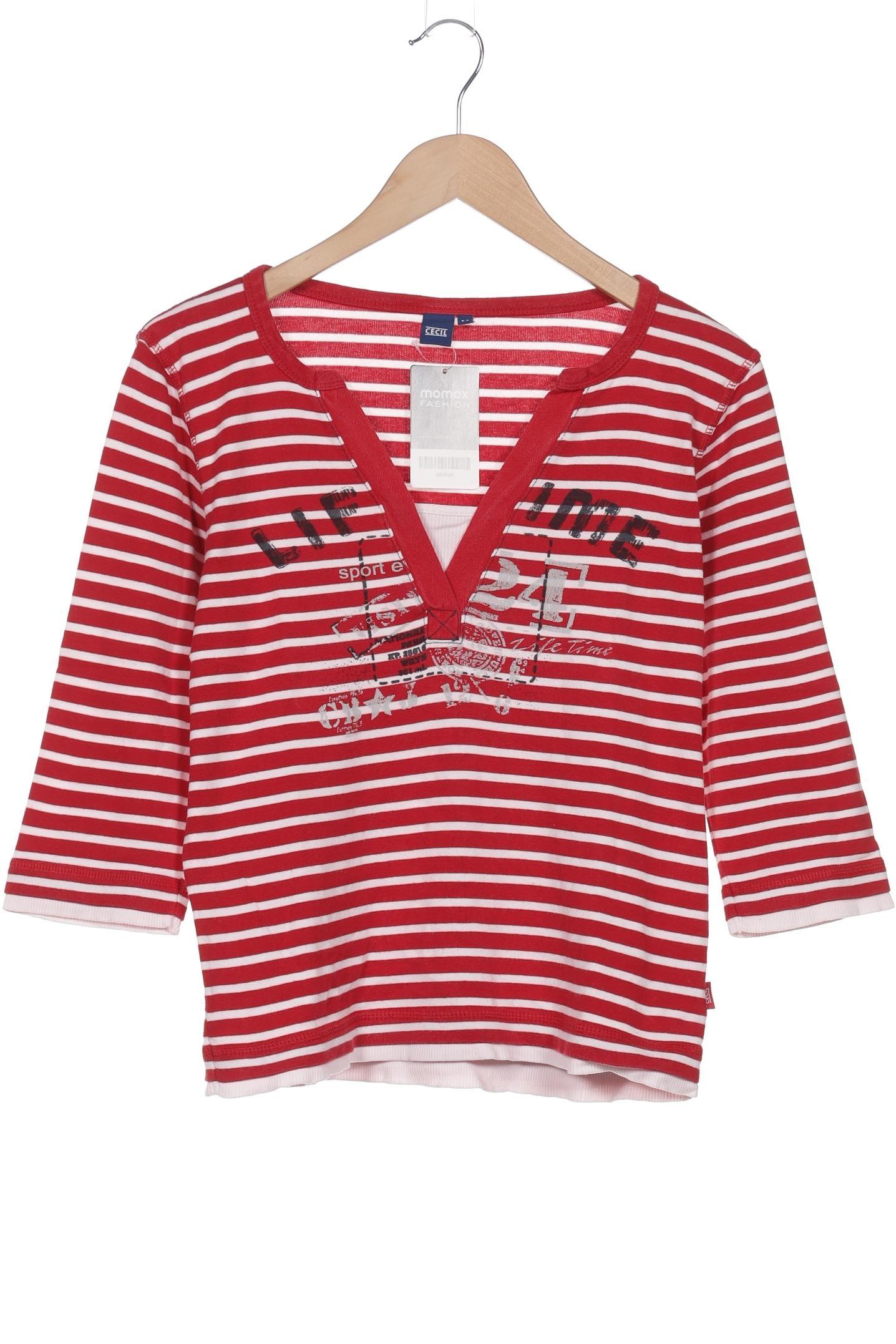 

Cecil Damen Langarmshirt, rot, Gr. 38