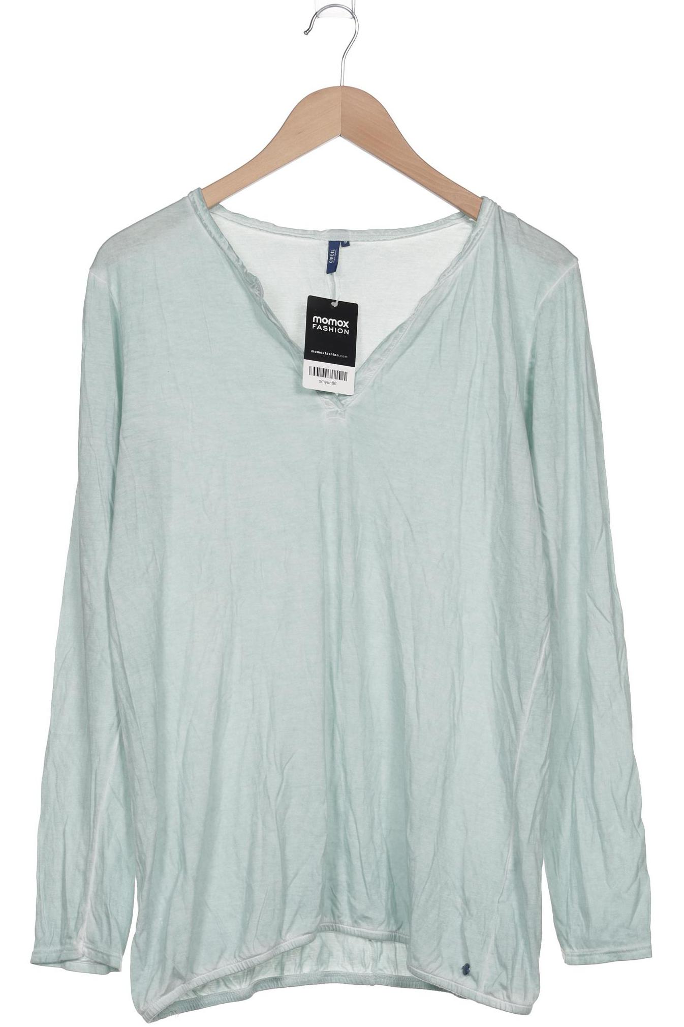 

Cecil Damen Langarmshirt, türkis, Gr. 38
