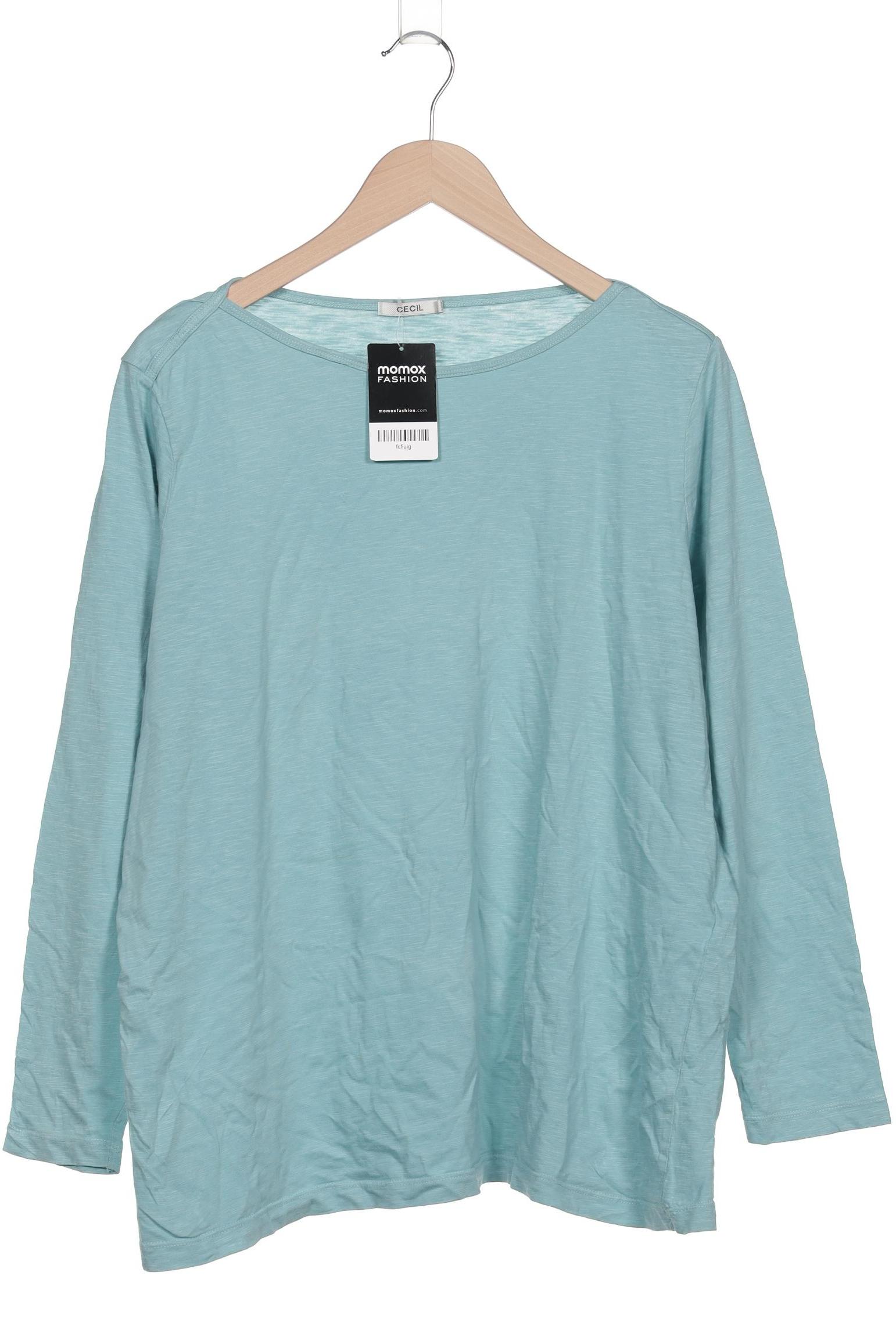 

Cecil Damen Langarmshirt, blau, Gr. 46