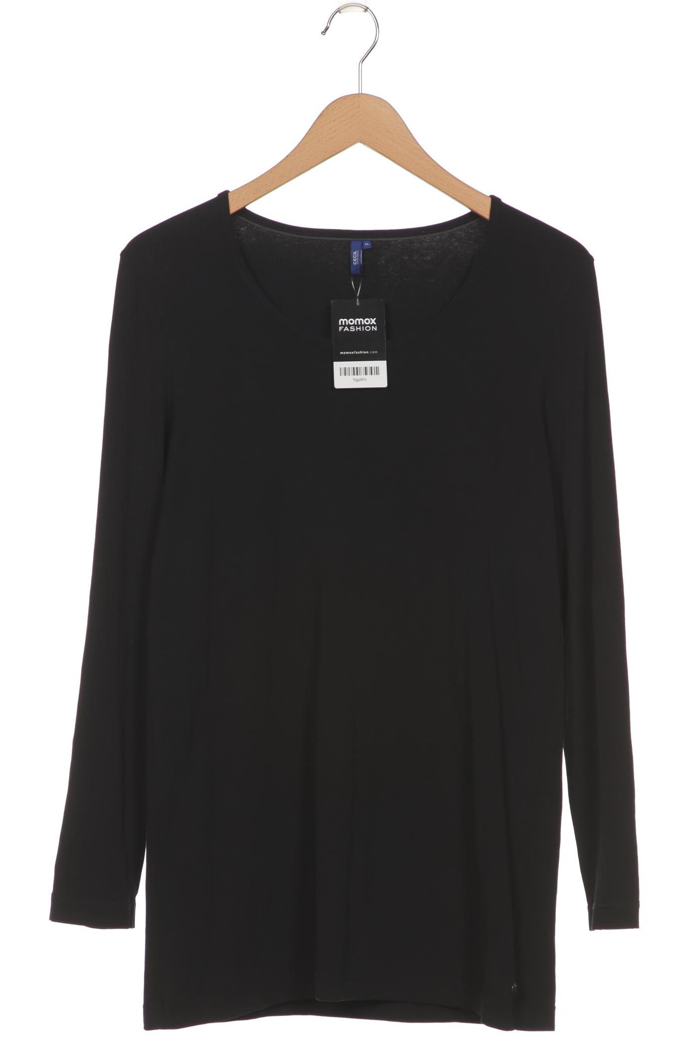 

Cecil Damen Langarmshirt, schwarz, Gr. 44