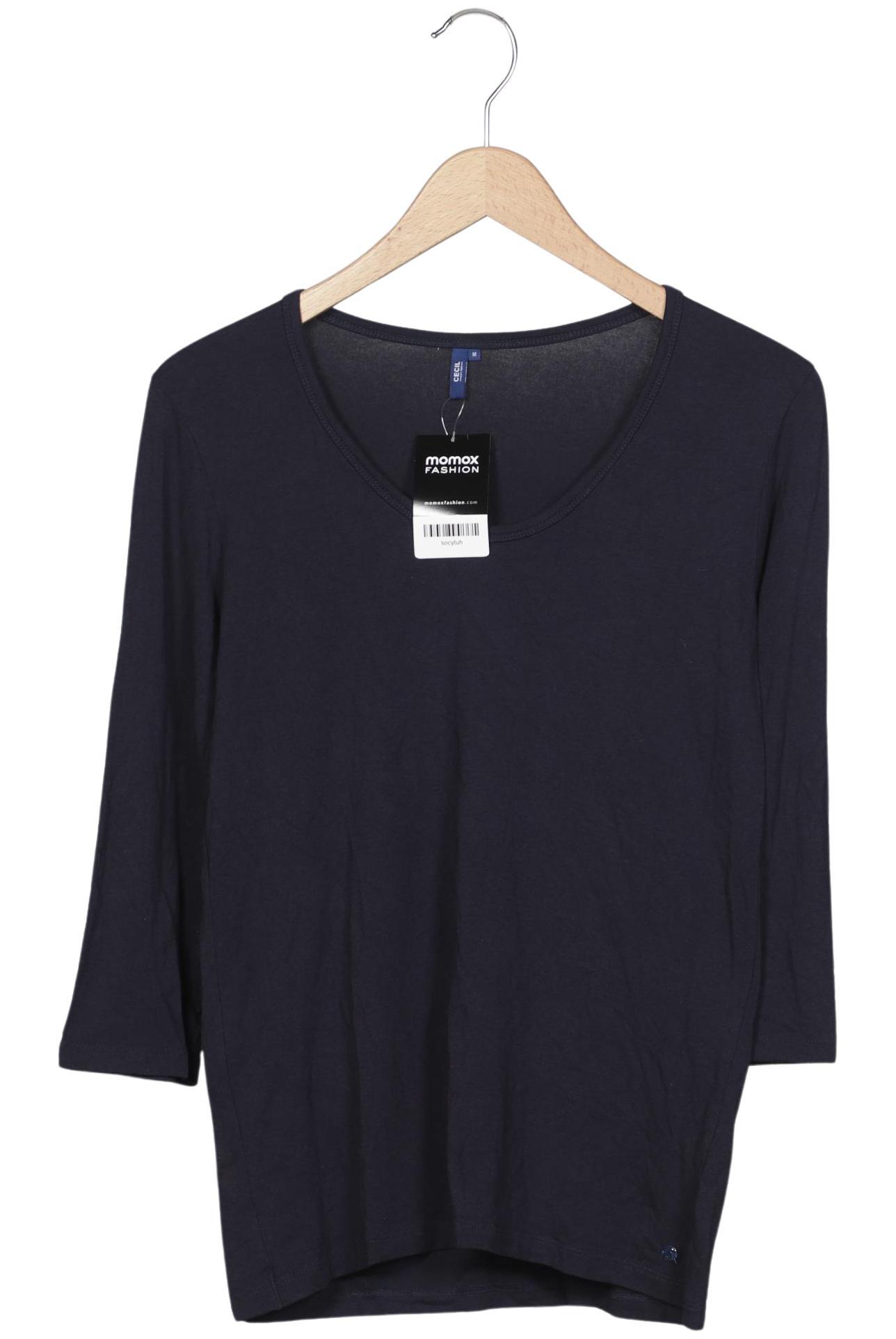 

Cecil Damen Langarmshirt, marineblau, Gr. 38