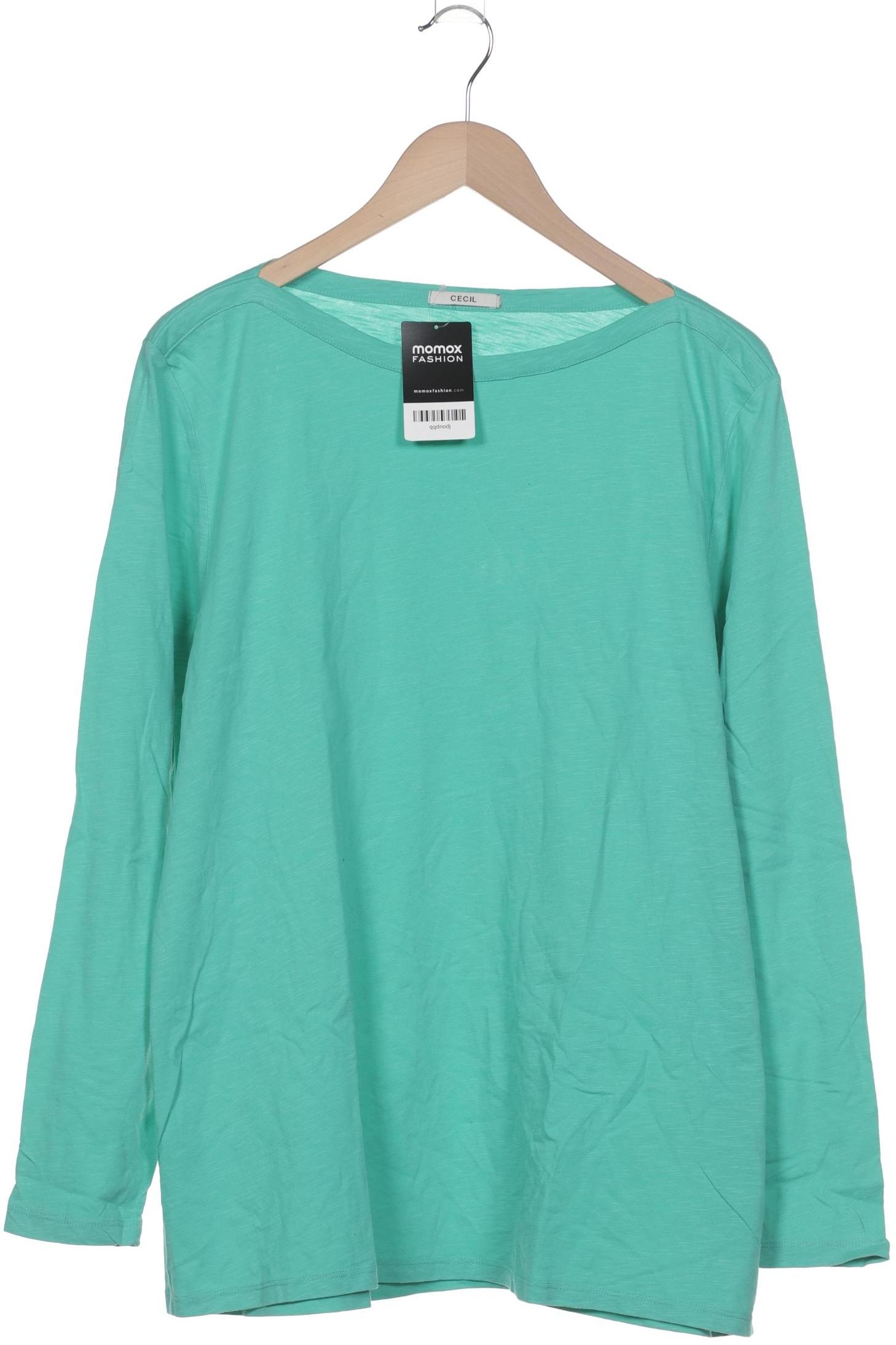 

Cecil Damen Langarmshirt, hellgrün, Gr. 46