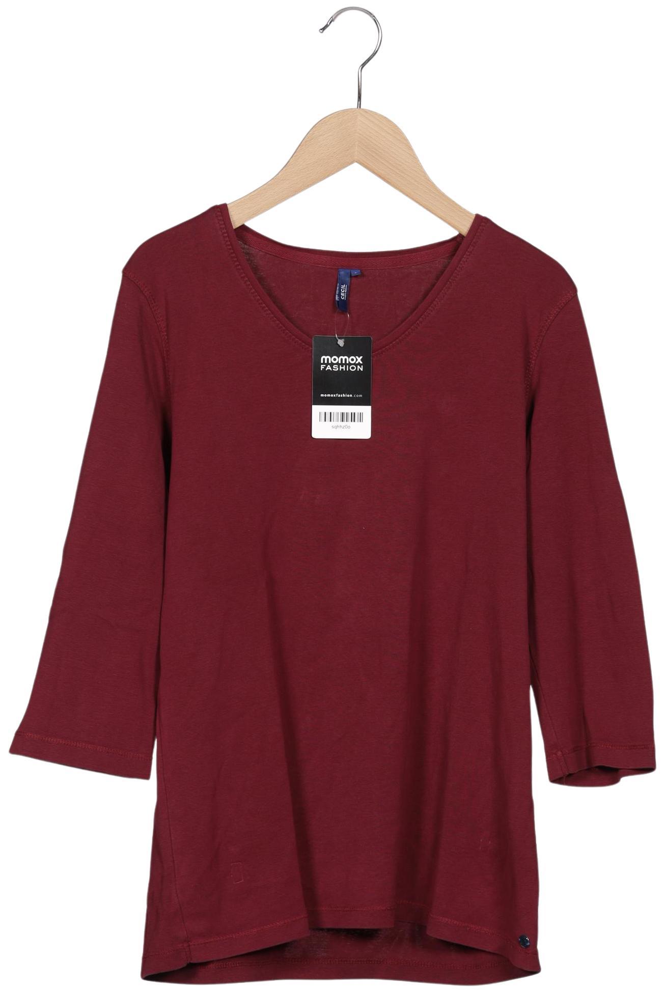 

Cecil Damen Langarmshirt, bordeaux, Gr. 42