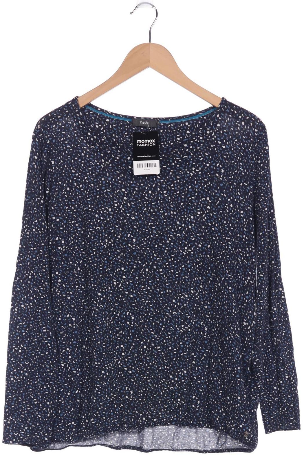 

Cecil Damen Langarmshirt, marineblau, Gr. 44