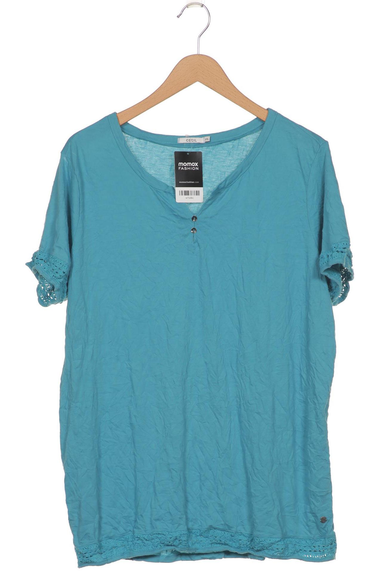 

Cecil Damen Langarmshirt, blau, Gr. 46