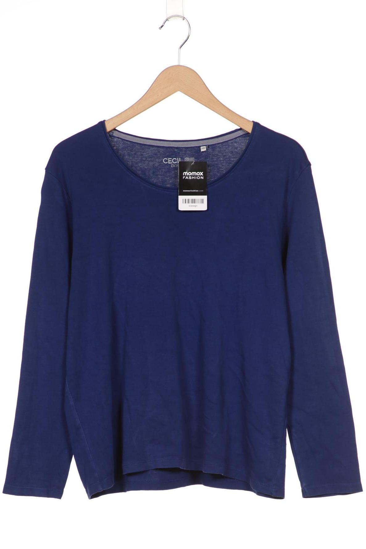 

CECIL Damen Langarmshirt, blau