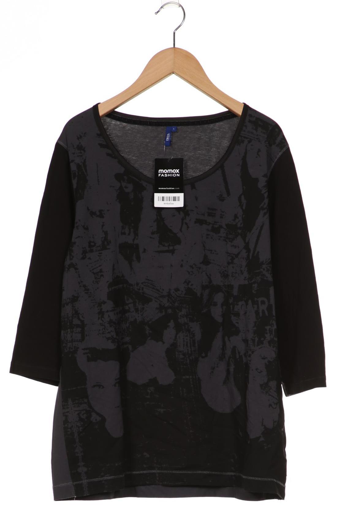 

CECIL Damen Langarmshirt, schwarz